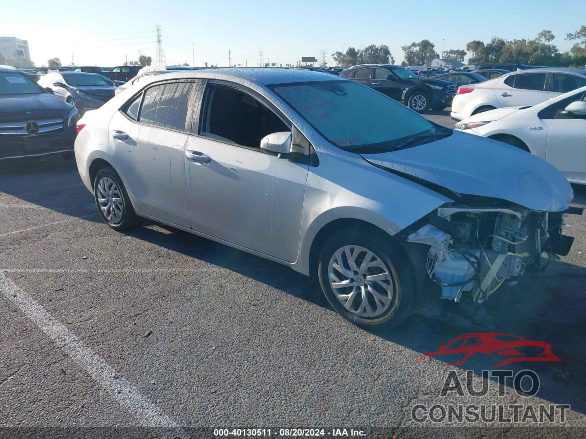TOYOTA COROLLA 2018 - 2T1BURHE1JC088002