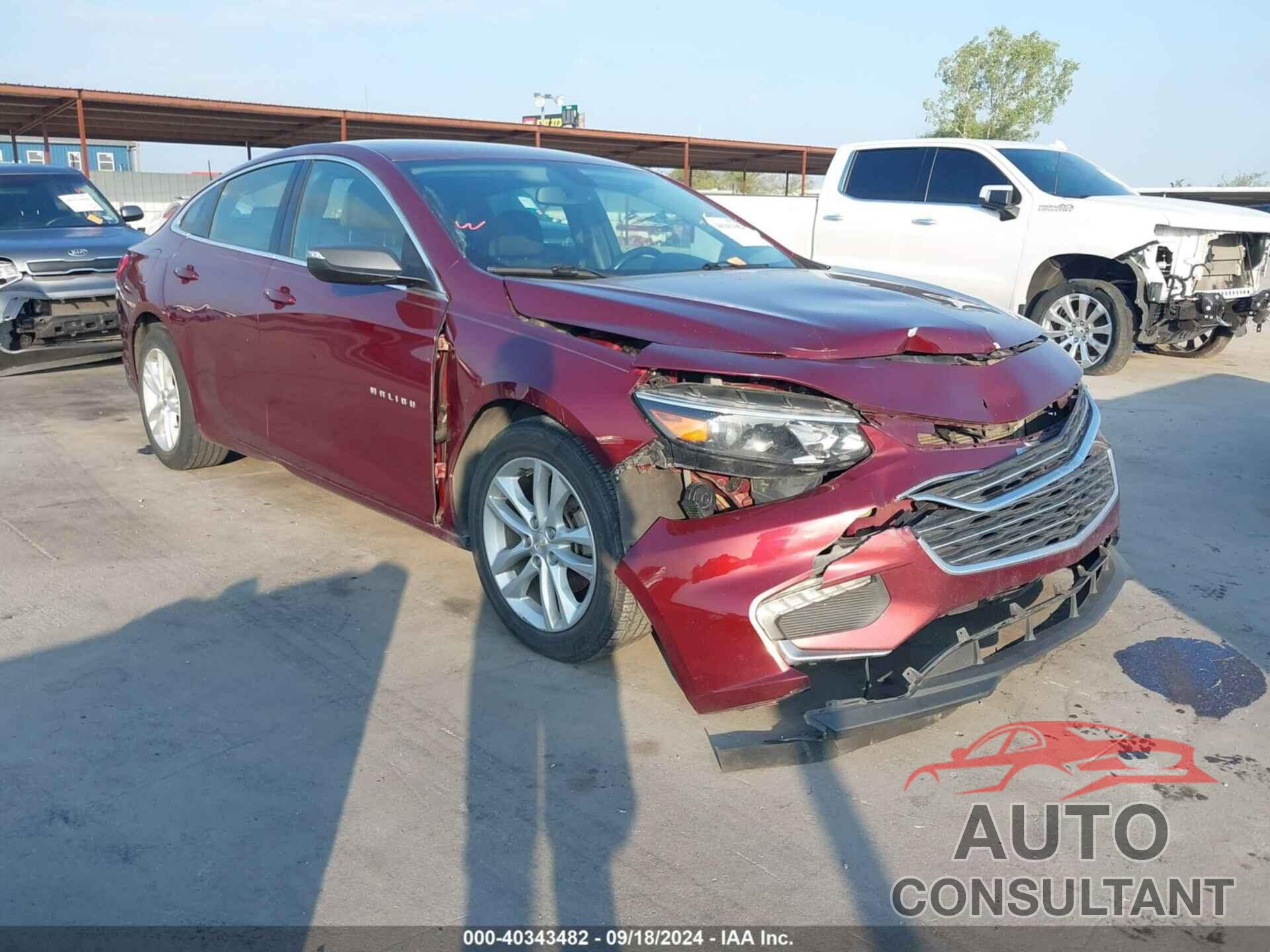 CHEVROLET MALIBU 2016 - 1G1ZE5ST9GF214854