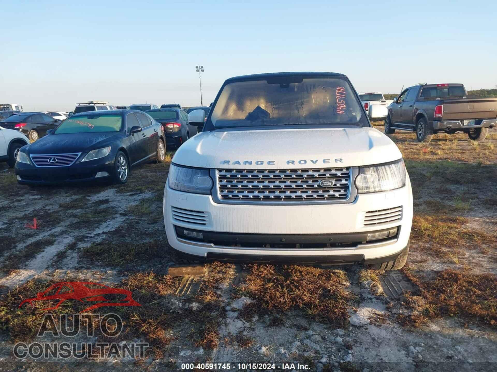 LAND ROVER RANGE ROVER 2016 - SALGS2VF9GA263120