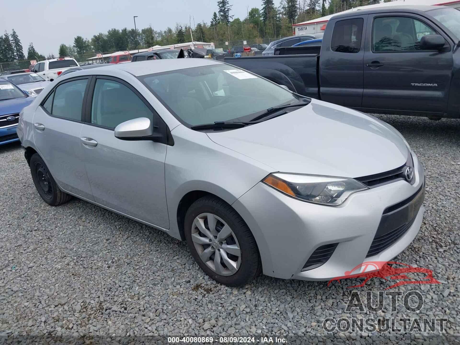 TOYOTA COROLLA 2016 - 2T1BURHE1GC675115
