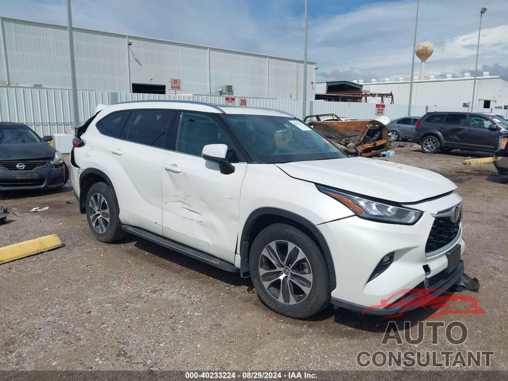 TOYOTA HIGHLANDER 2020 - 5TDGZRAH4LS512293