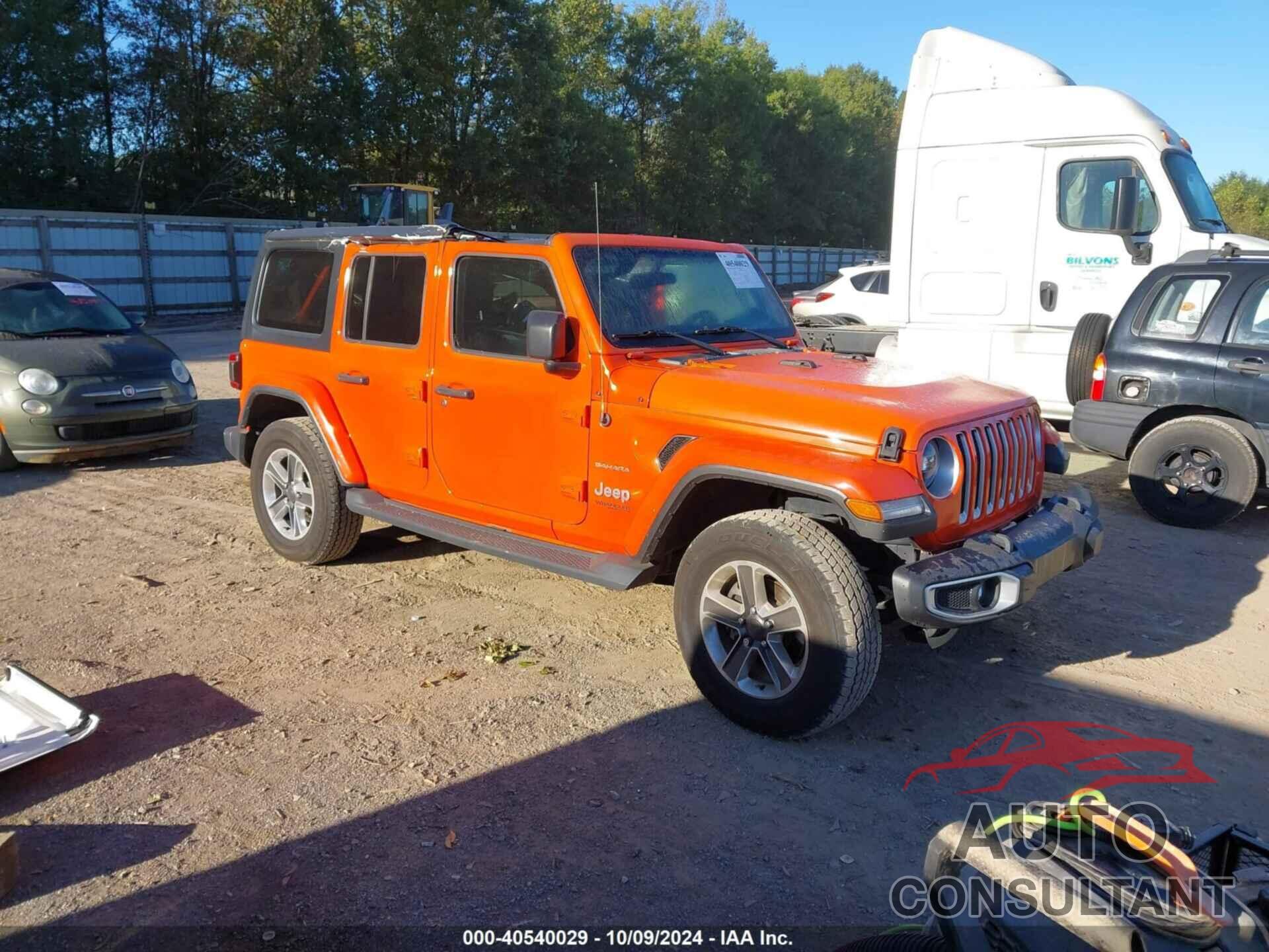 JEEP WRANGLER UNLIMITED 2019 - 1C4HJXEN9KW535387