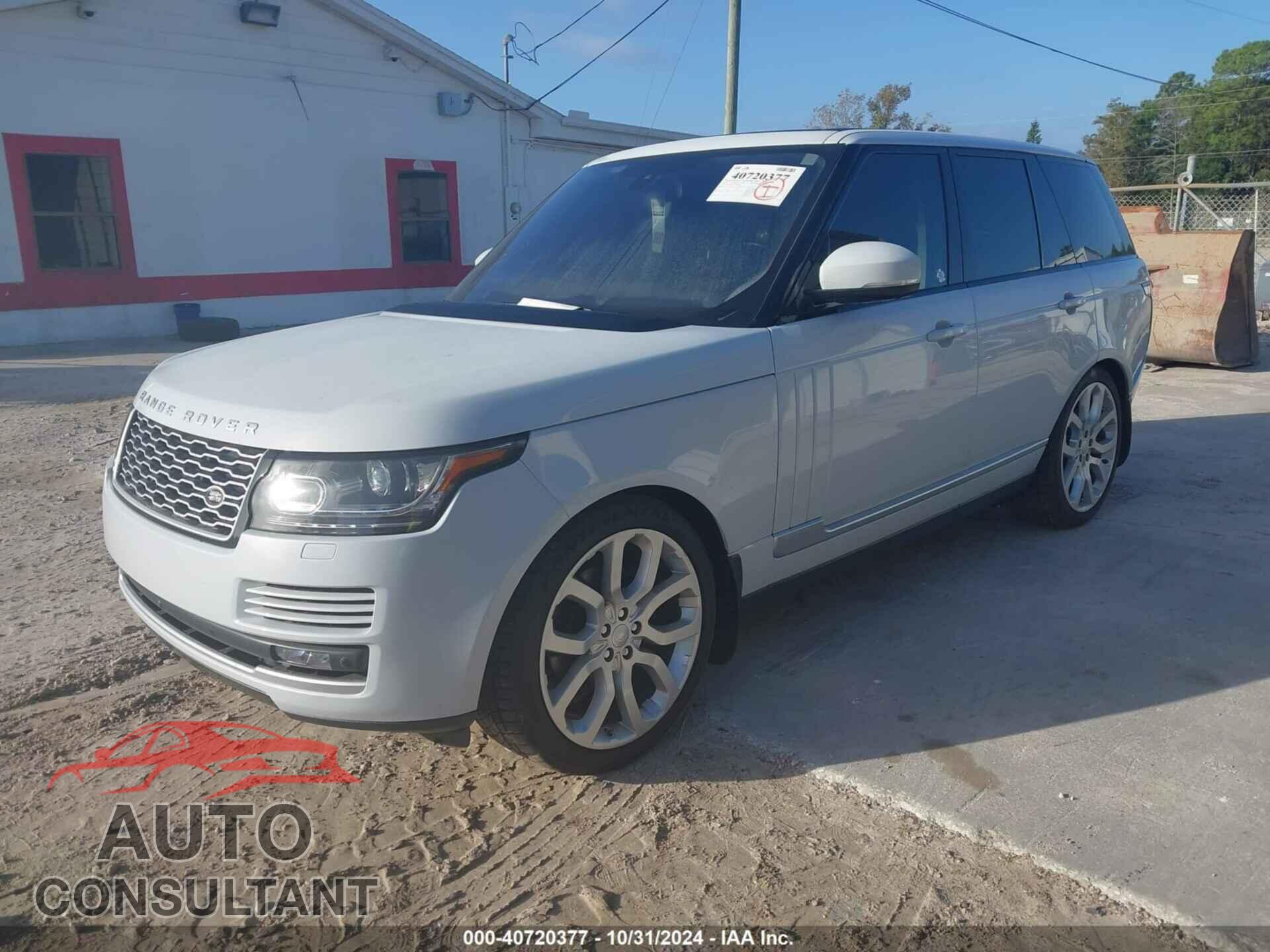 LAND ROVER RANGE ROVER 2016 - SALGS2KFXGA264152