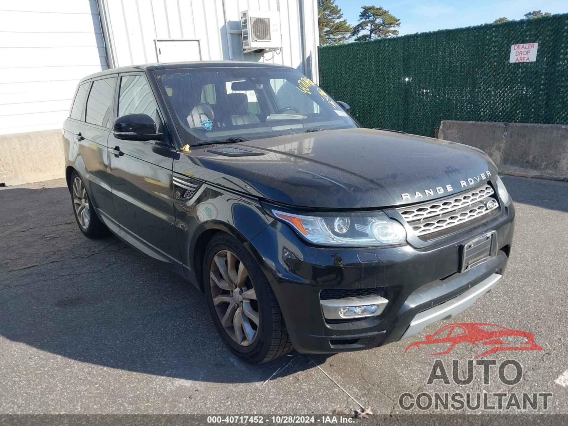 LAND ROVER RANGE ROVER SPORT 2016 - SALWR2PF9GA589245
