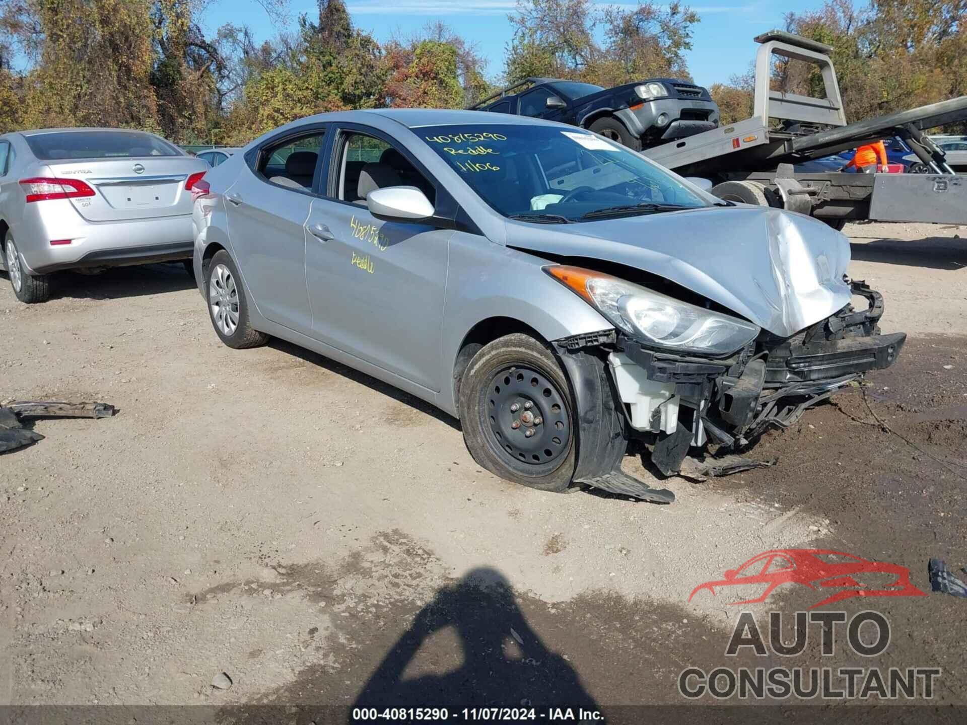 HYUNDAI ELANTRA 2013 - 5NPDH4AE0DH189933