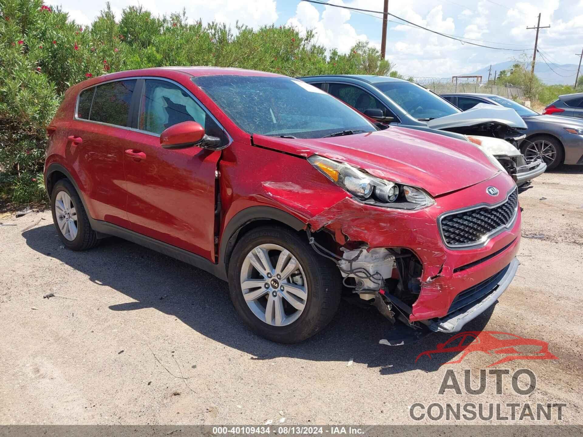 KIA SPORTAGE 2018 - KNDPM3AC8J7314131