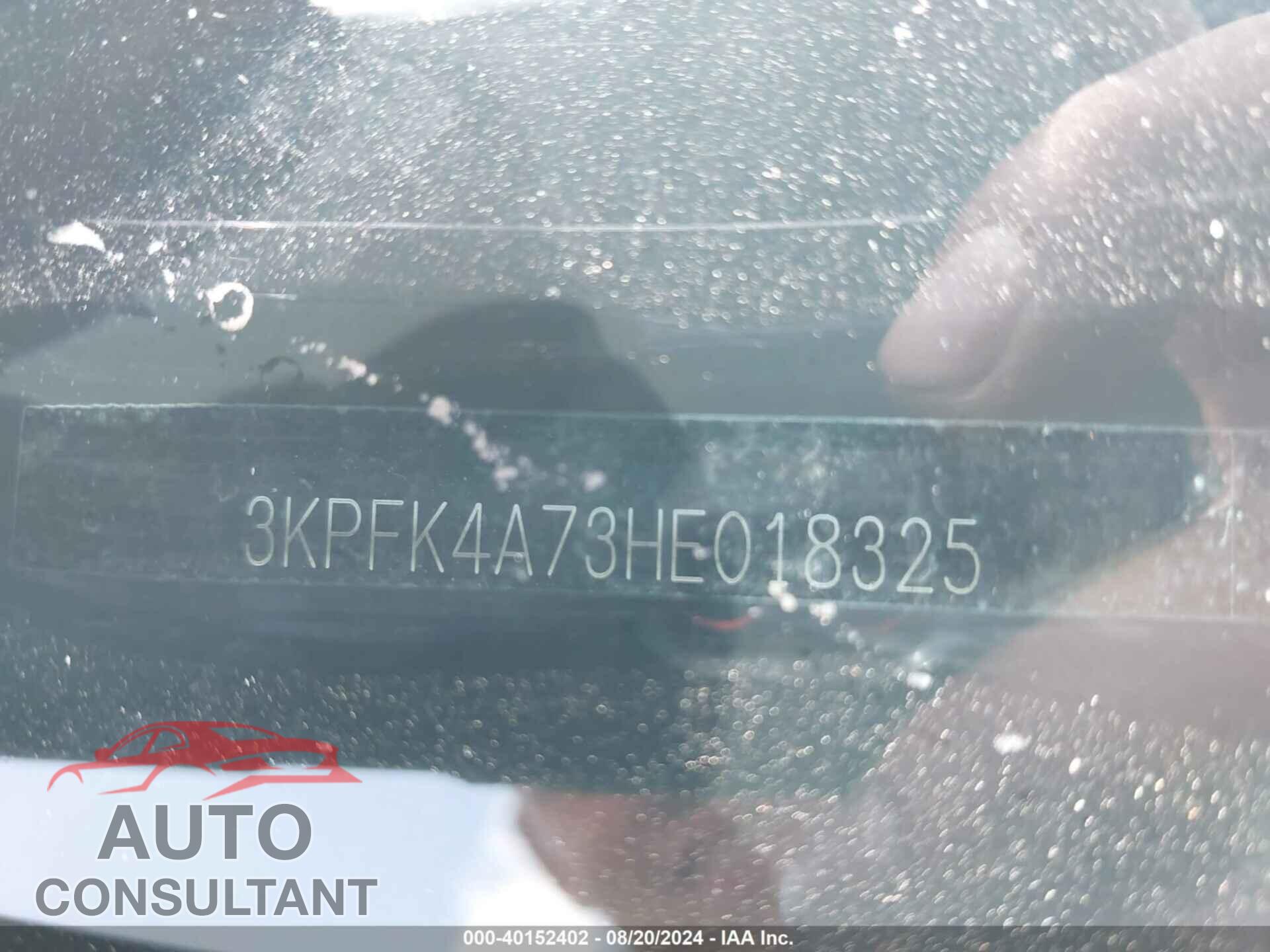 KIA FORTE 2017 - 3KPFK4A73HE018325