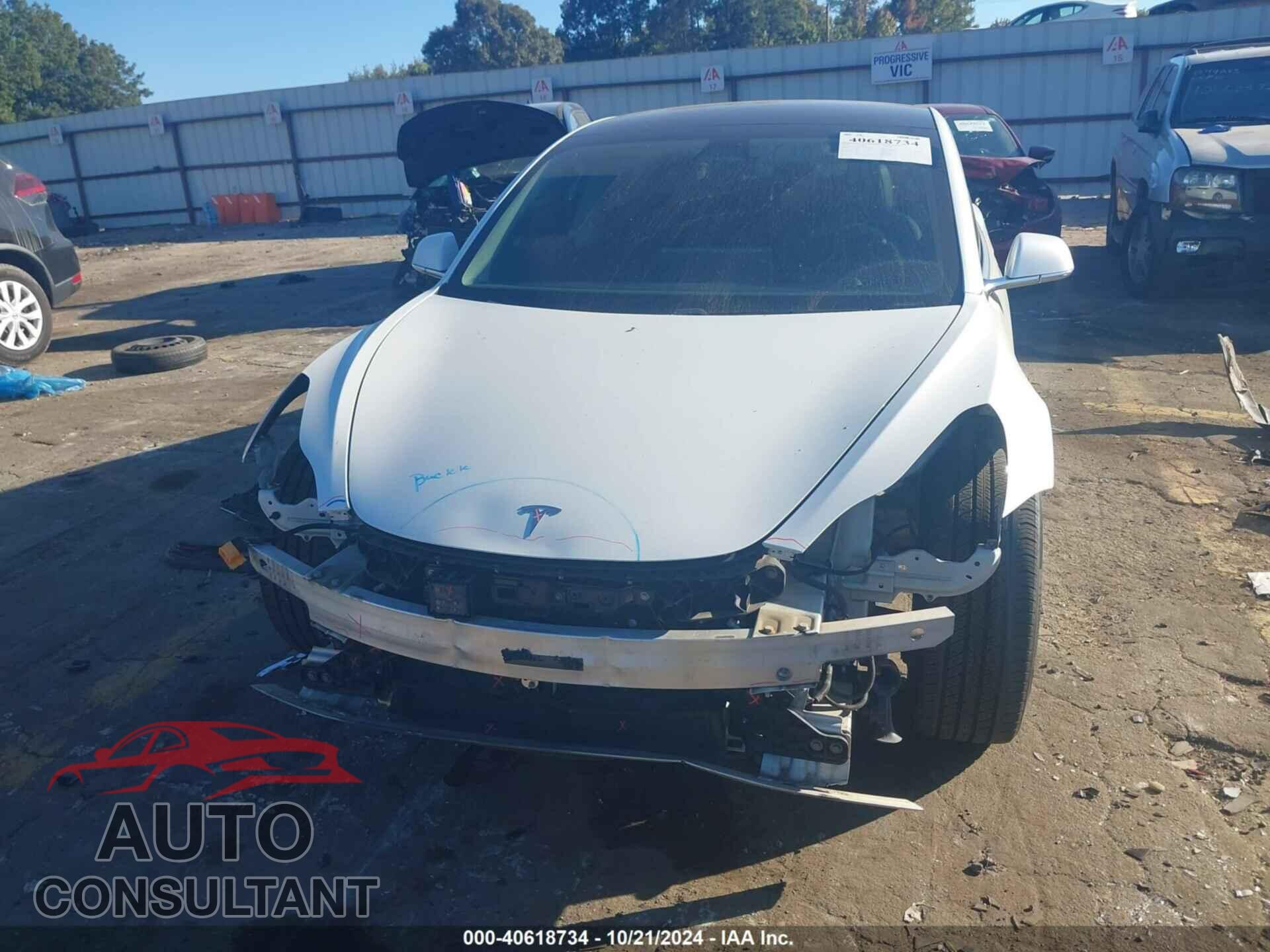 TESLA MODEL 3 2019 - 5YJ3E1EA8KF425198