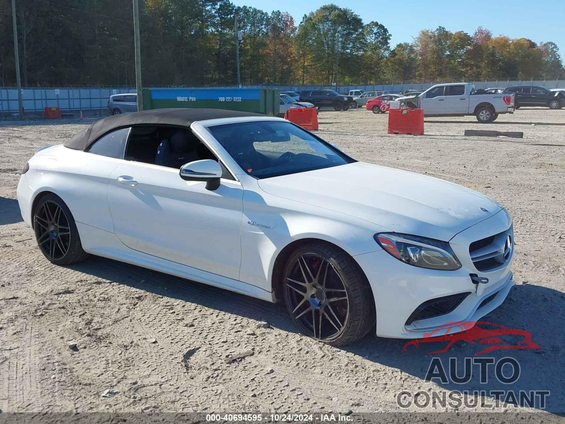 MERCEDES-BENZ AMG C 63 2017 - WDDWK8GB4HF492220