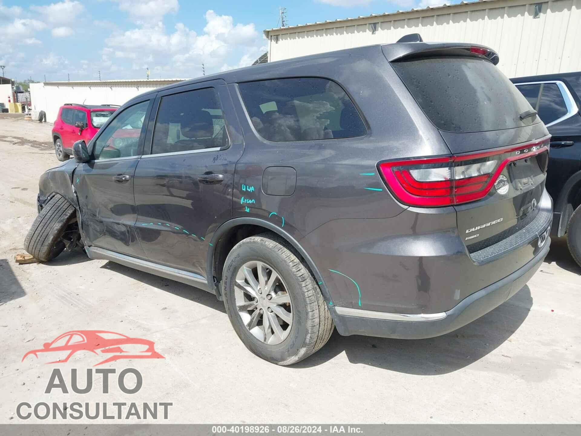 DODGE DURANGO 2017 - 1C4RDJAG4HC898481