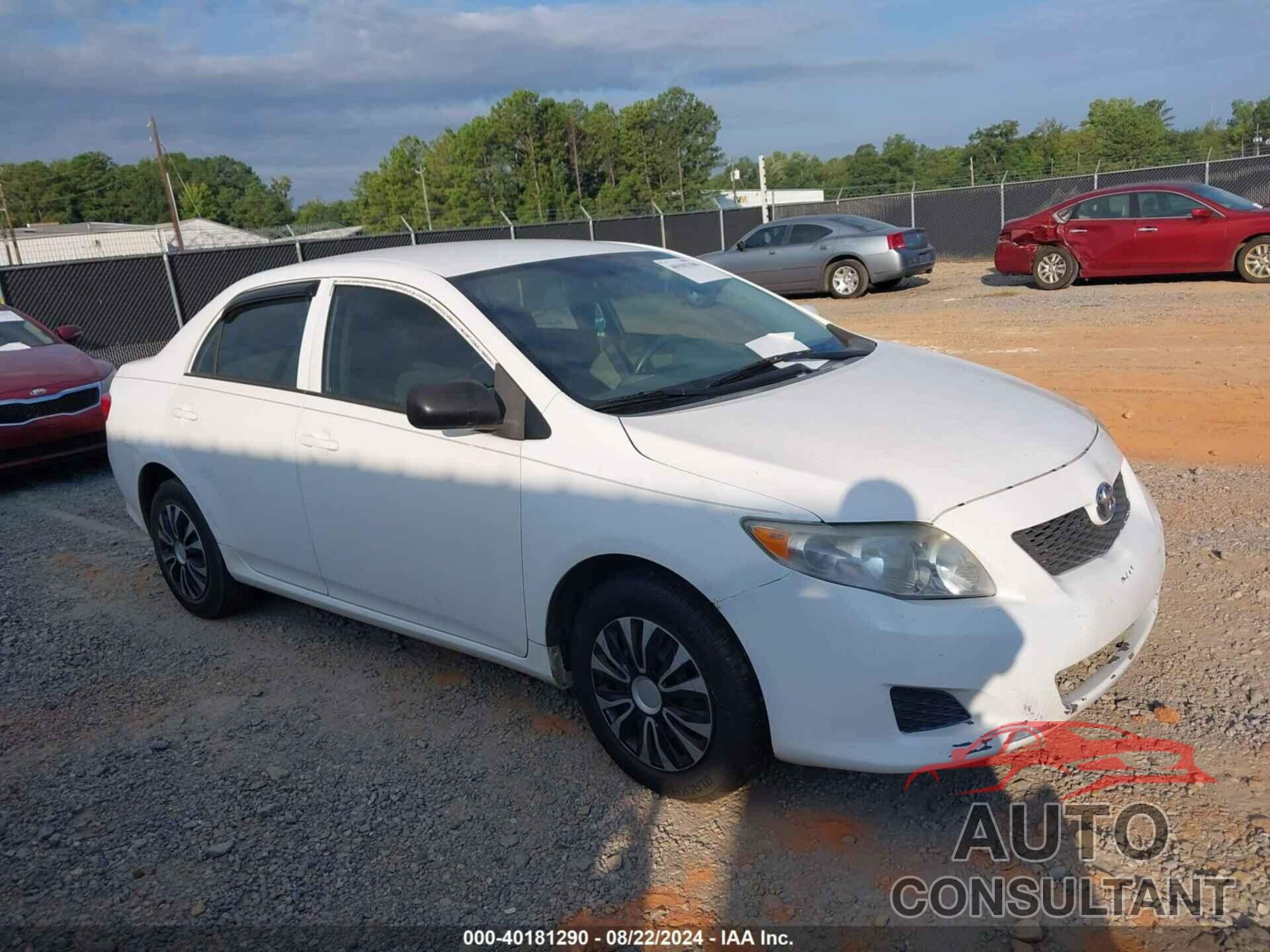 TOYOTA COROLLA 2009 - 1NXBU40E69Z084326