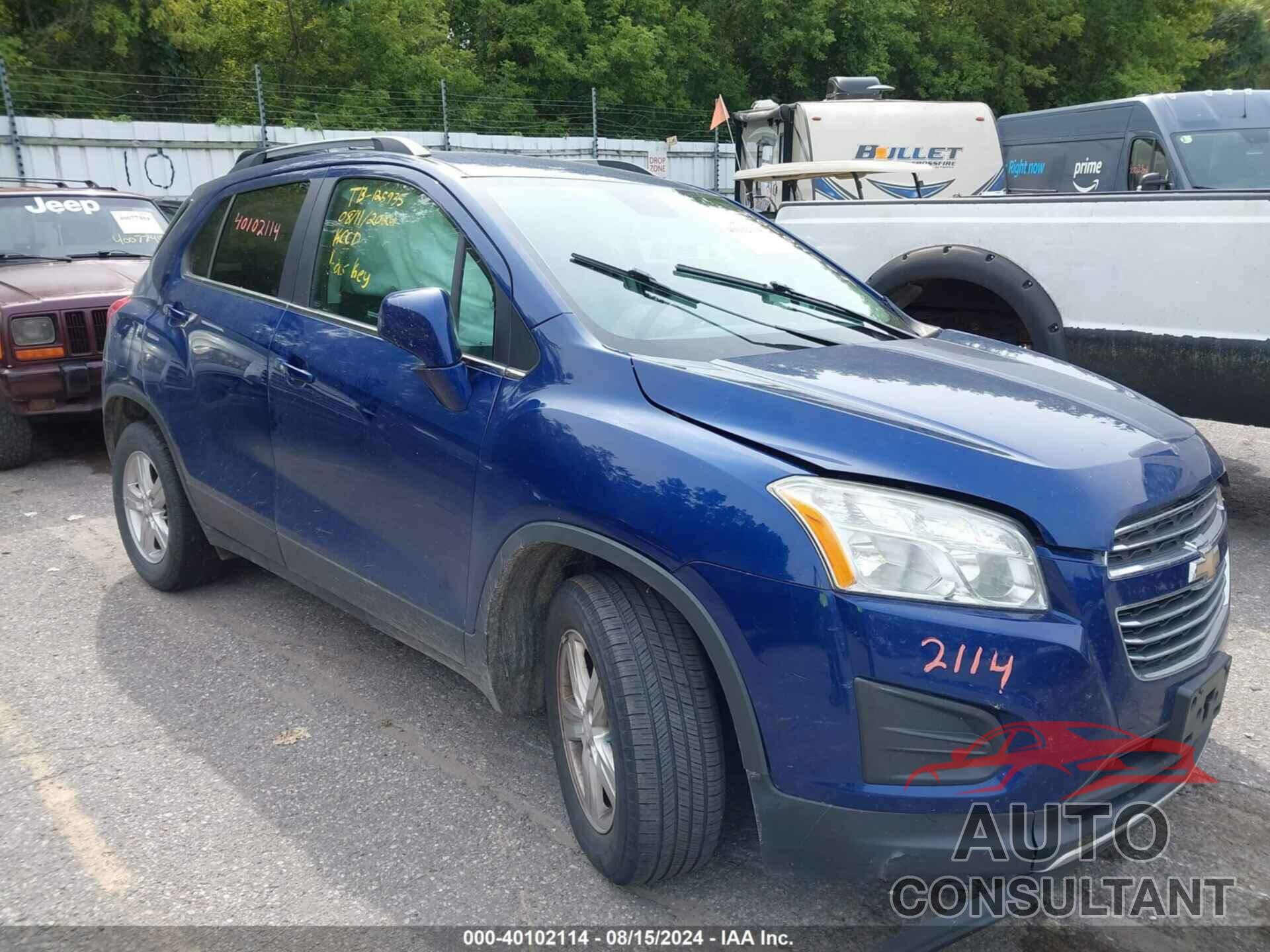 CHEVROLET TRAX 2016 - 3GNCJLSB7GL149018