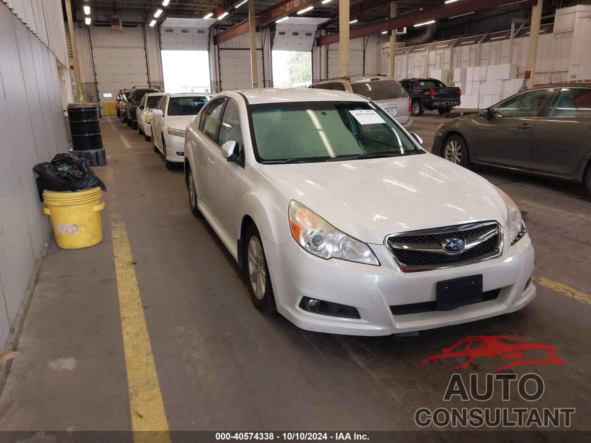 SUBARU LEGACY 2012 - 4S3BMBC69C3011445