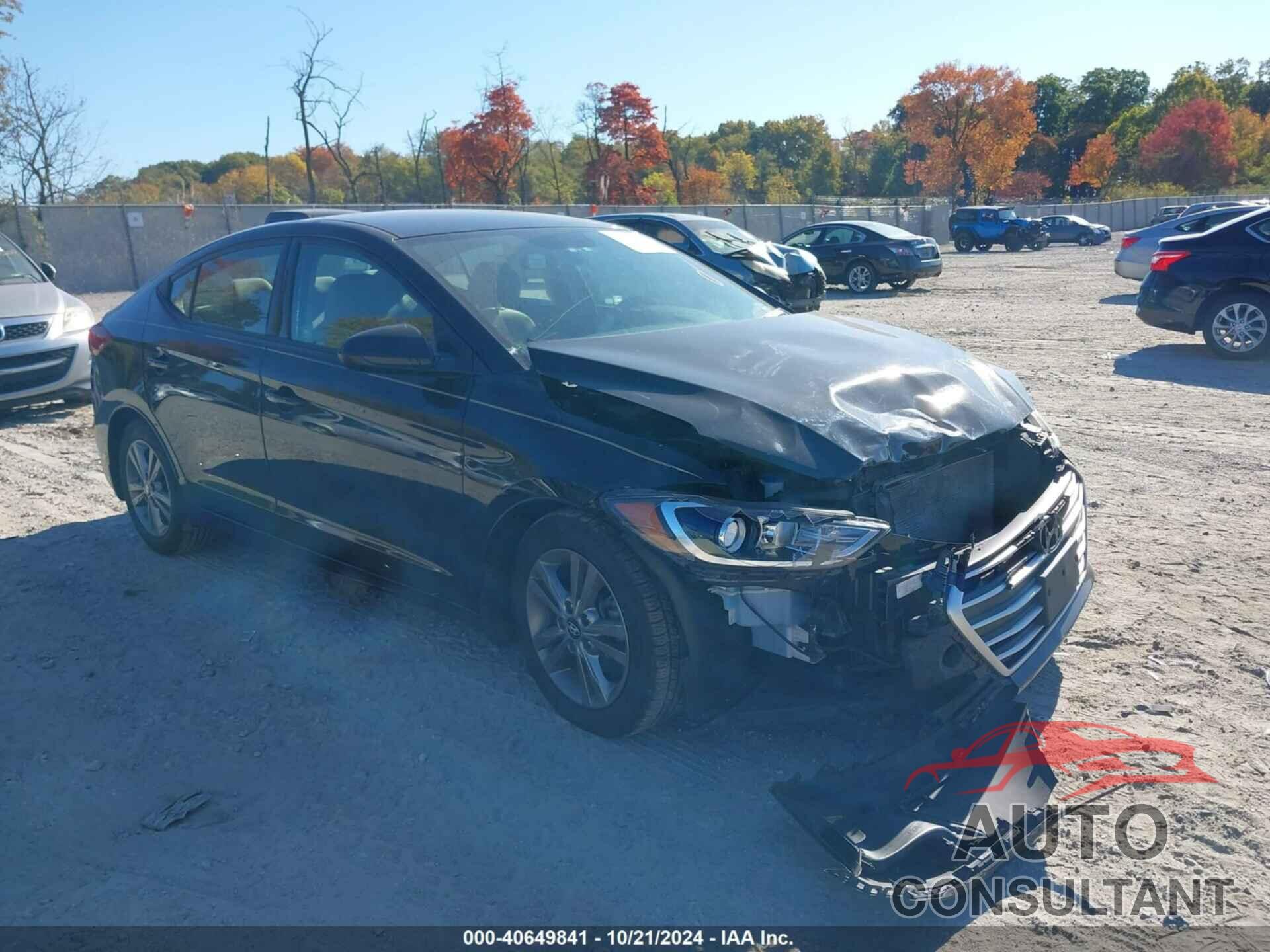 HYUNDAI ELANTRA 2018 - 5NPD84LFXJH239478