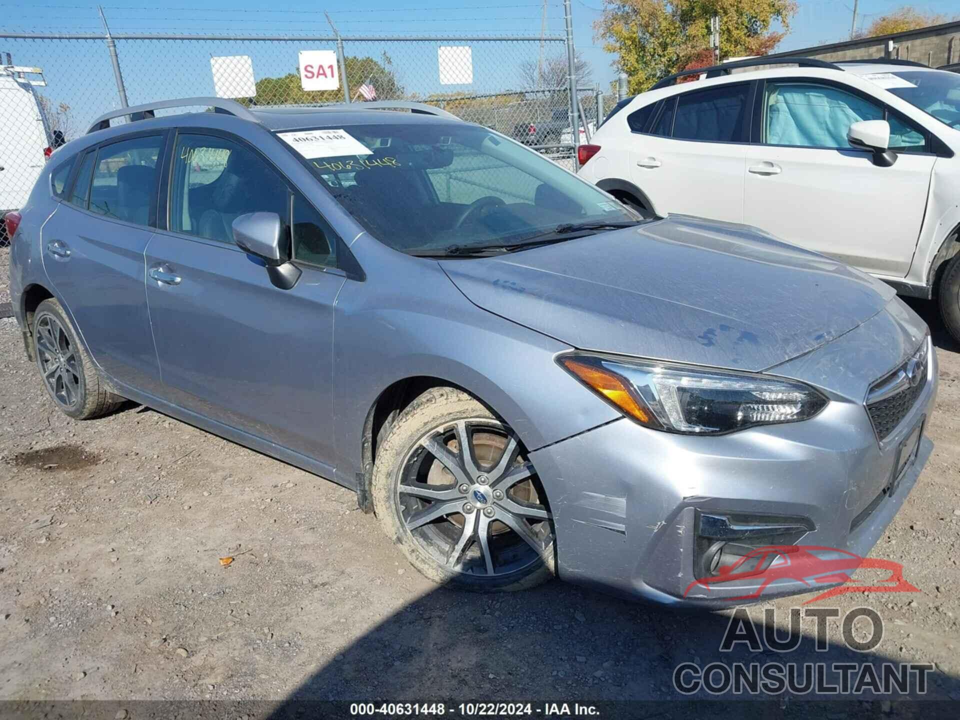 SUBARU IMPREZA 2018 - 4S3GTAU66J3713088