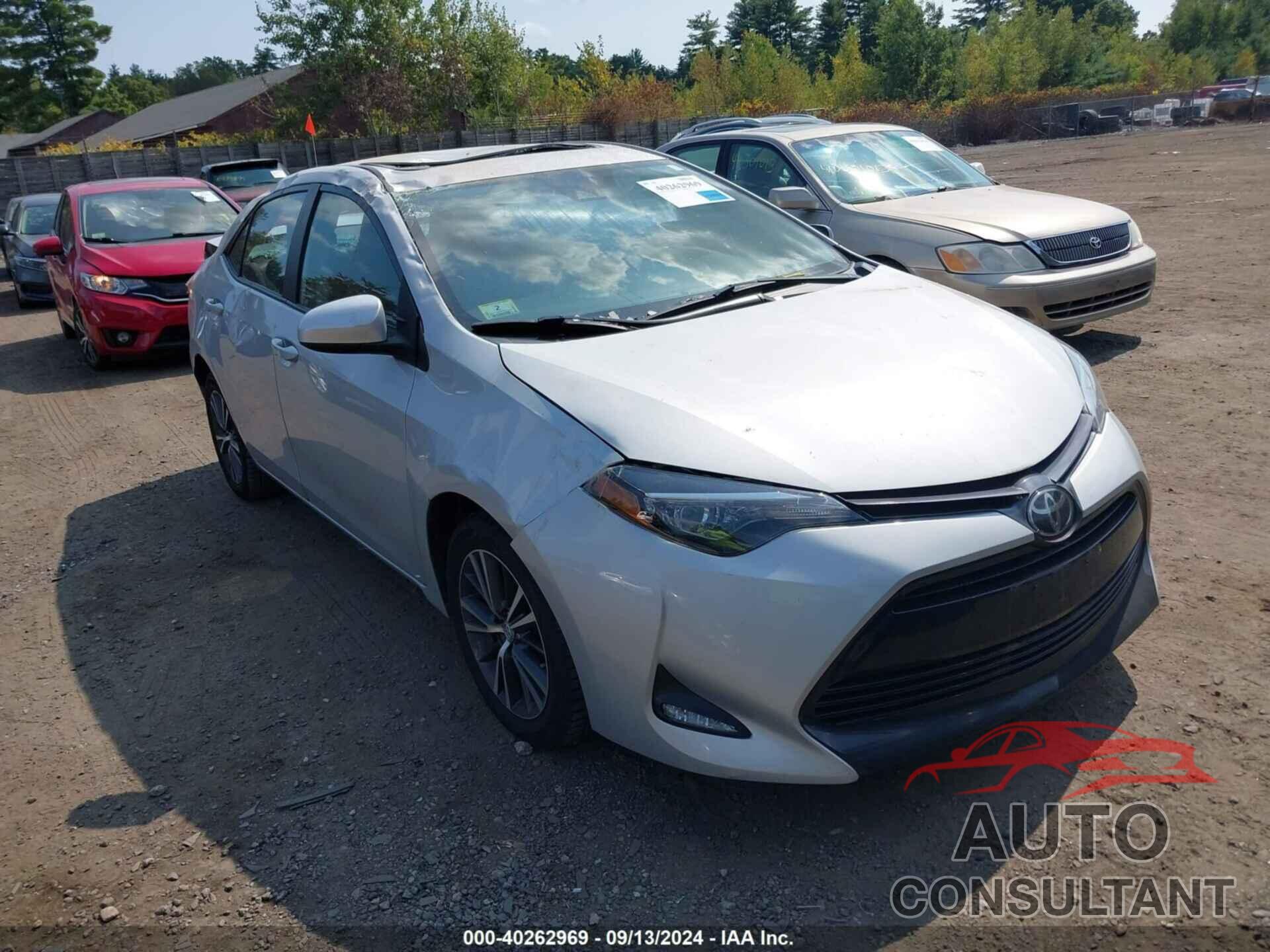 TOYOTA COROLLA 2019 - 2T1BURHE7KC184105