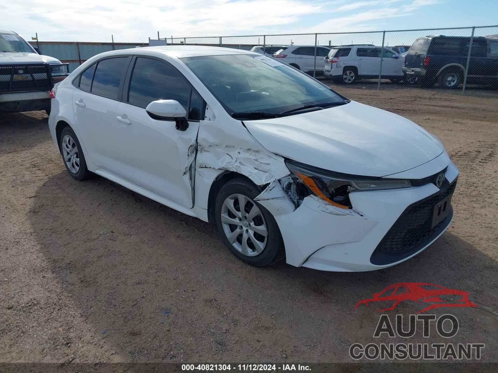 TOYOTA COROLLA 2020 - 5YFEPRAEXLP113027