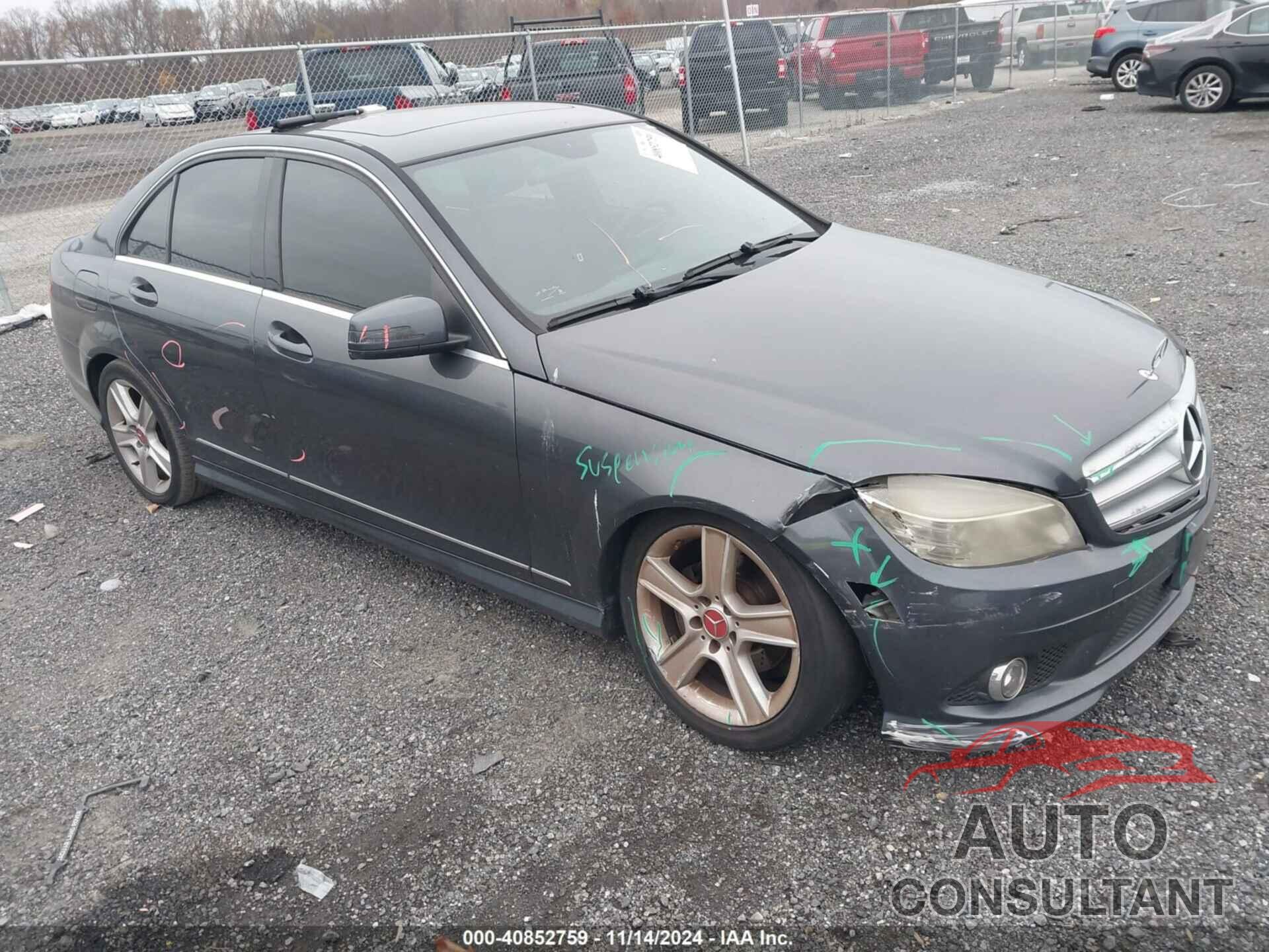 MERCEDES-BENZ C 300 2010 - WDDGF8BB1AR109015