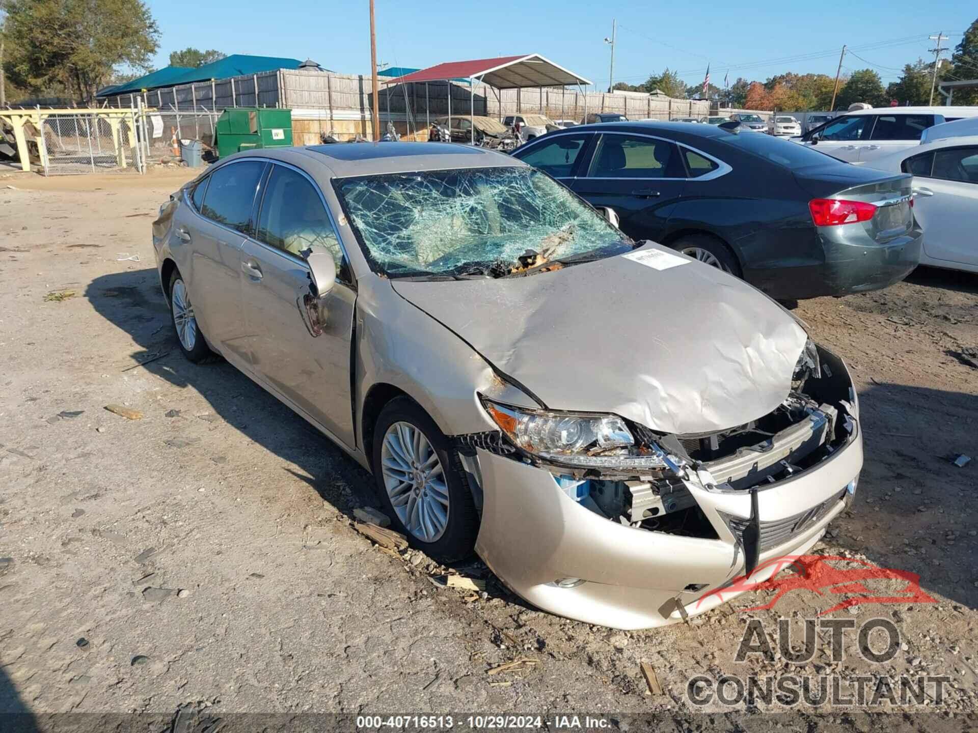 LEXUS ES 350 2013 - JTHBK1GGXD2047931