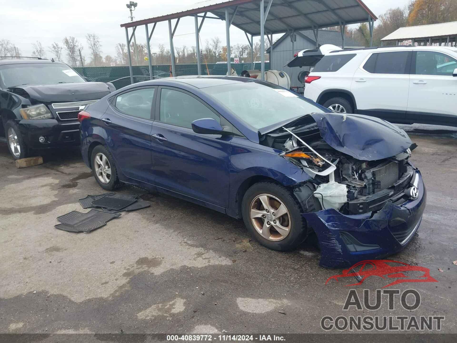 HYUNDAI ELANTRA 2014 - 5NPDH4AE5EH485659