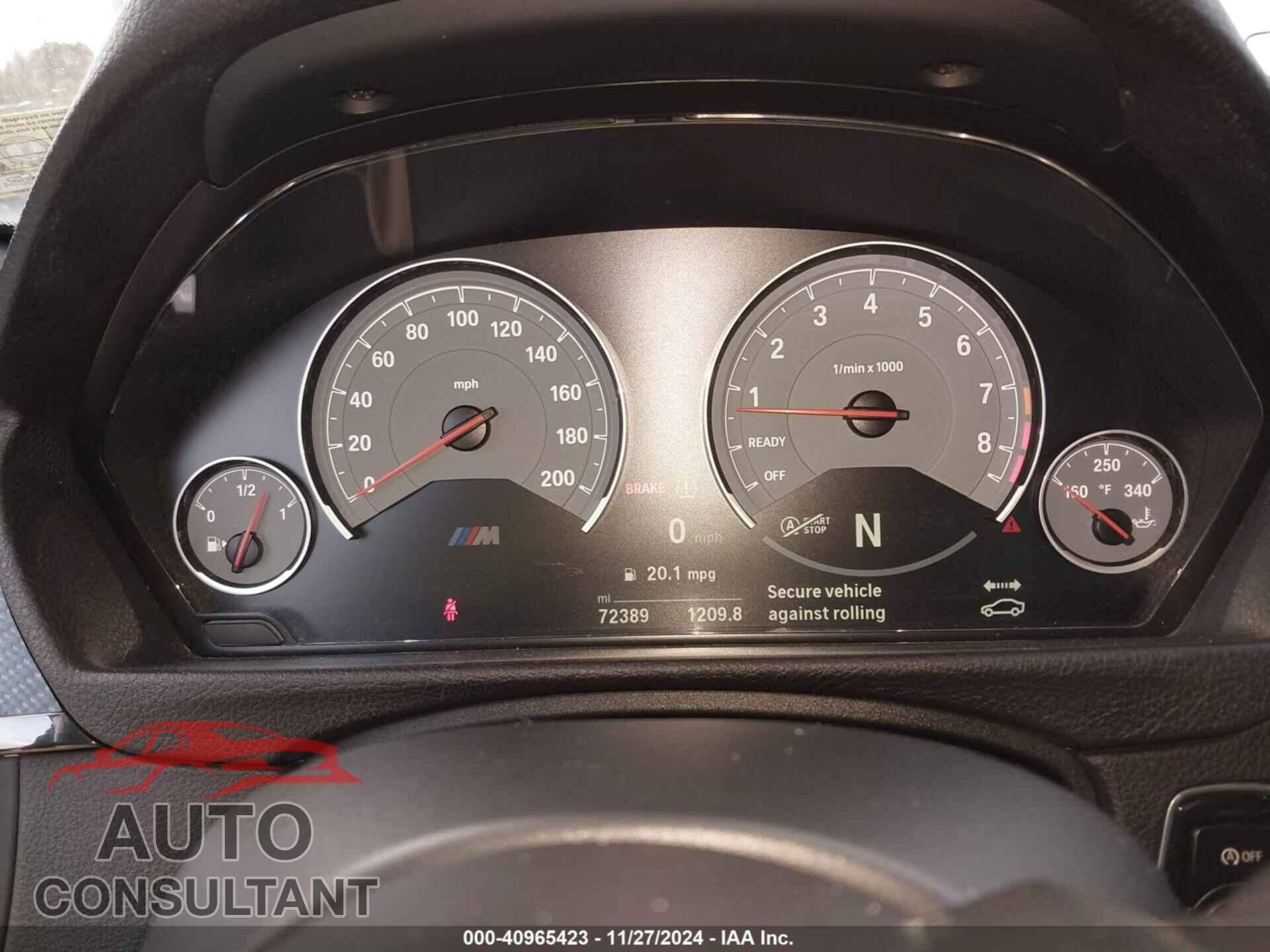 BMW M3 2016 - WBS8M9C55G5E68723