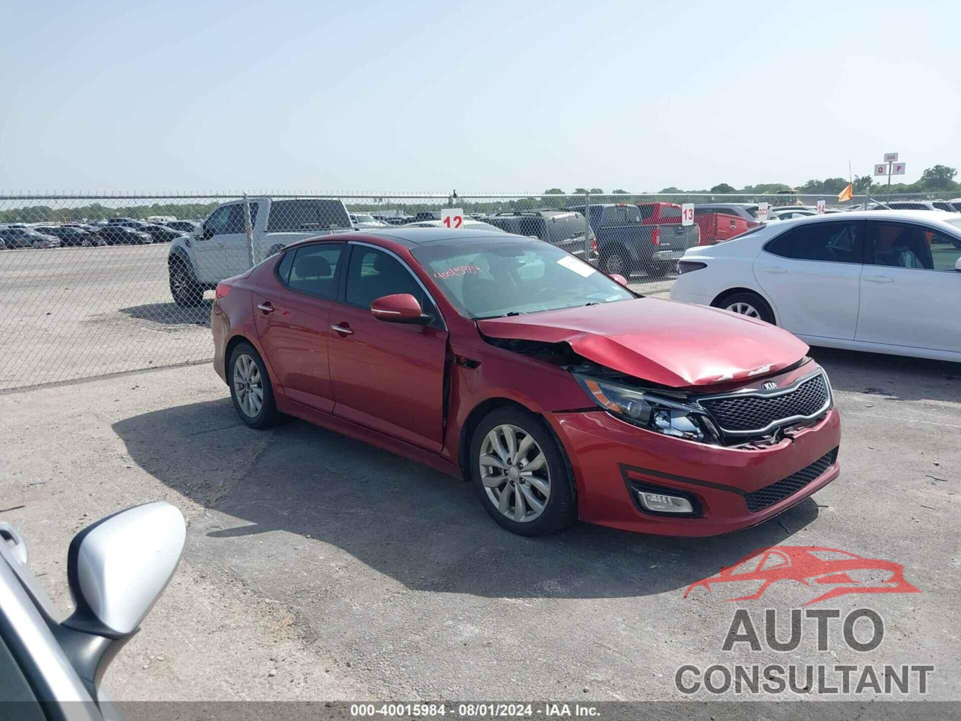 KIA OPTIMA 2015 - 5XXGN4A78FG493307