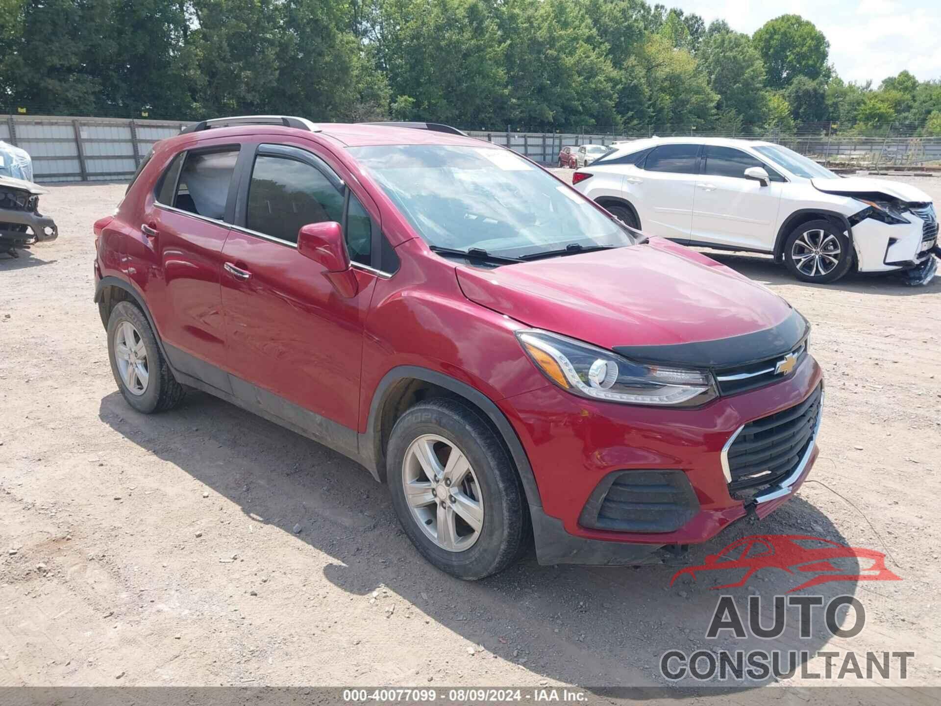 CHEVROLET TRAX 2019 - 3GNCJLSB2KL393989