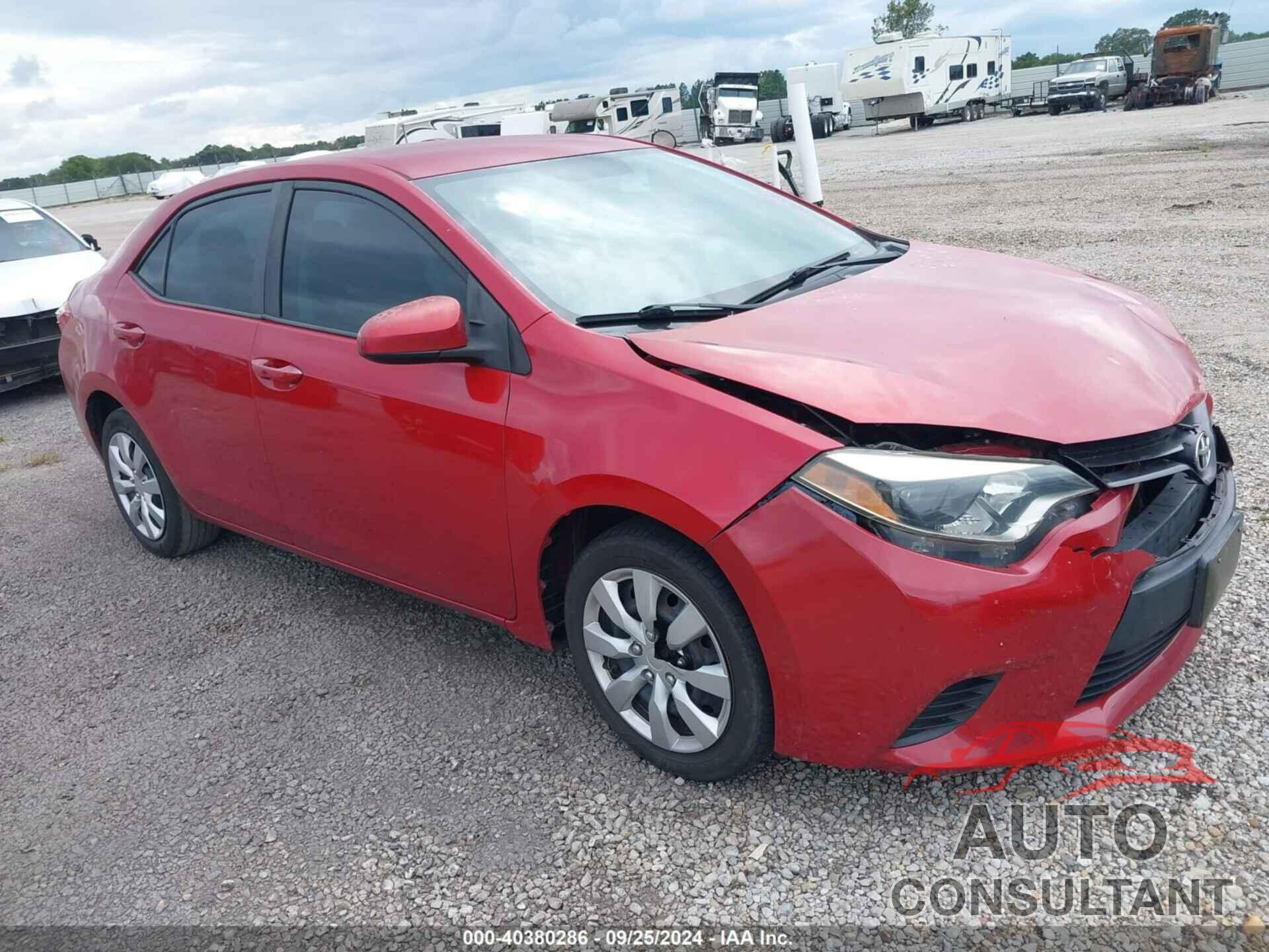 TOYOTA COROLLA 2014 - 2T1BURHE0EC028086