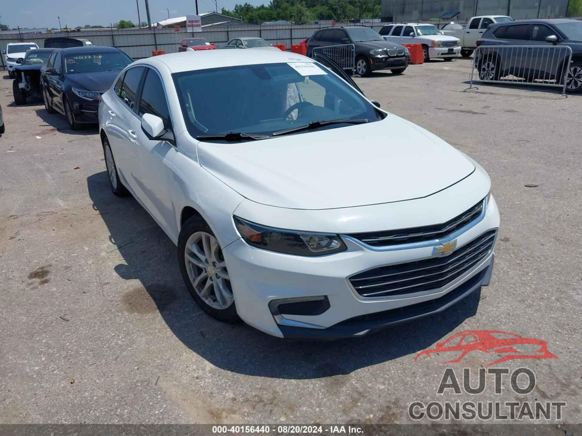 CHEVROLET MALIBU 2017 - 1G1ZE5ST1HF206524