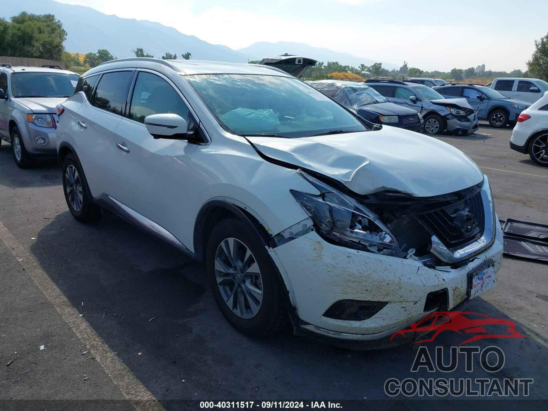 NISSAN MURANO 2018 - 5N1AZ2MH3JN188664