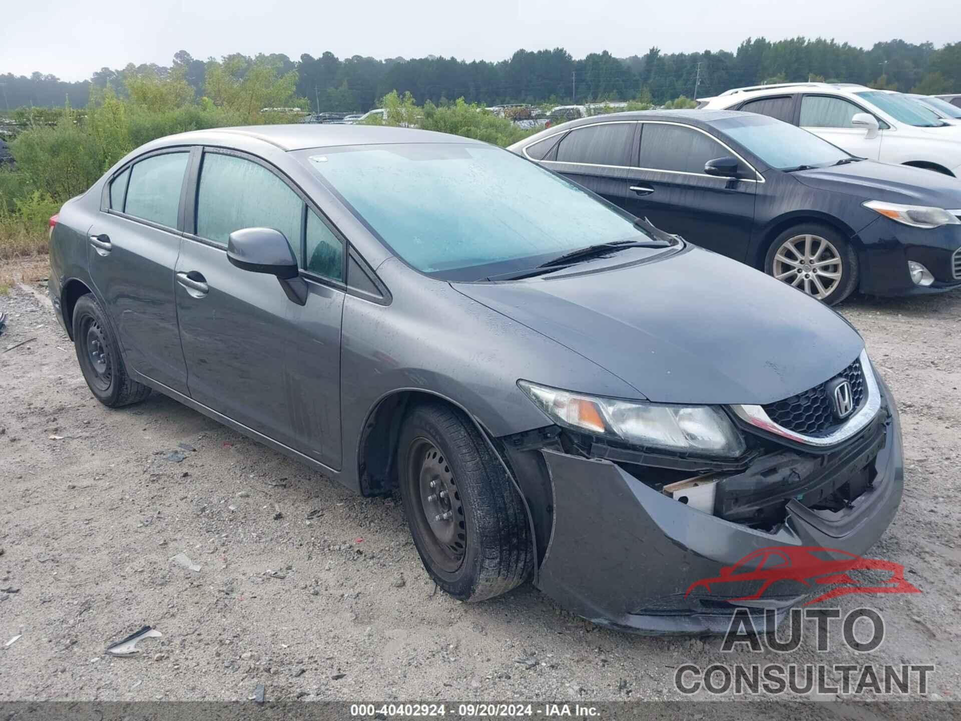 HONDA CIVIC 2013 - 19XFB2F59DE037676