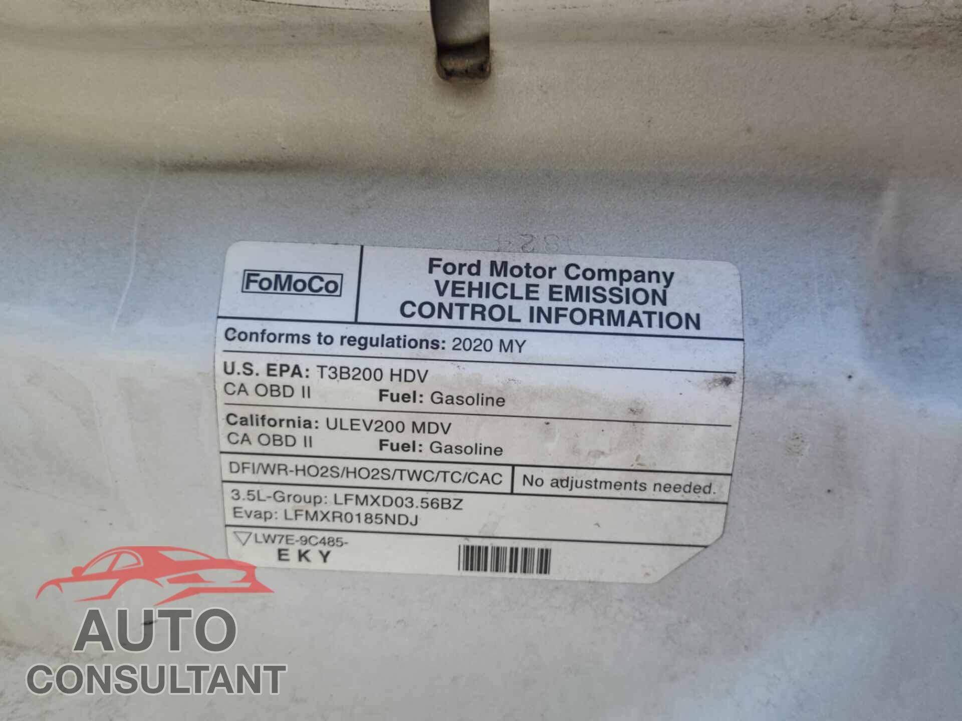 FORD TRANSIT 2020 - 1FTBR3UG5LKB26144