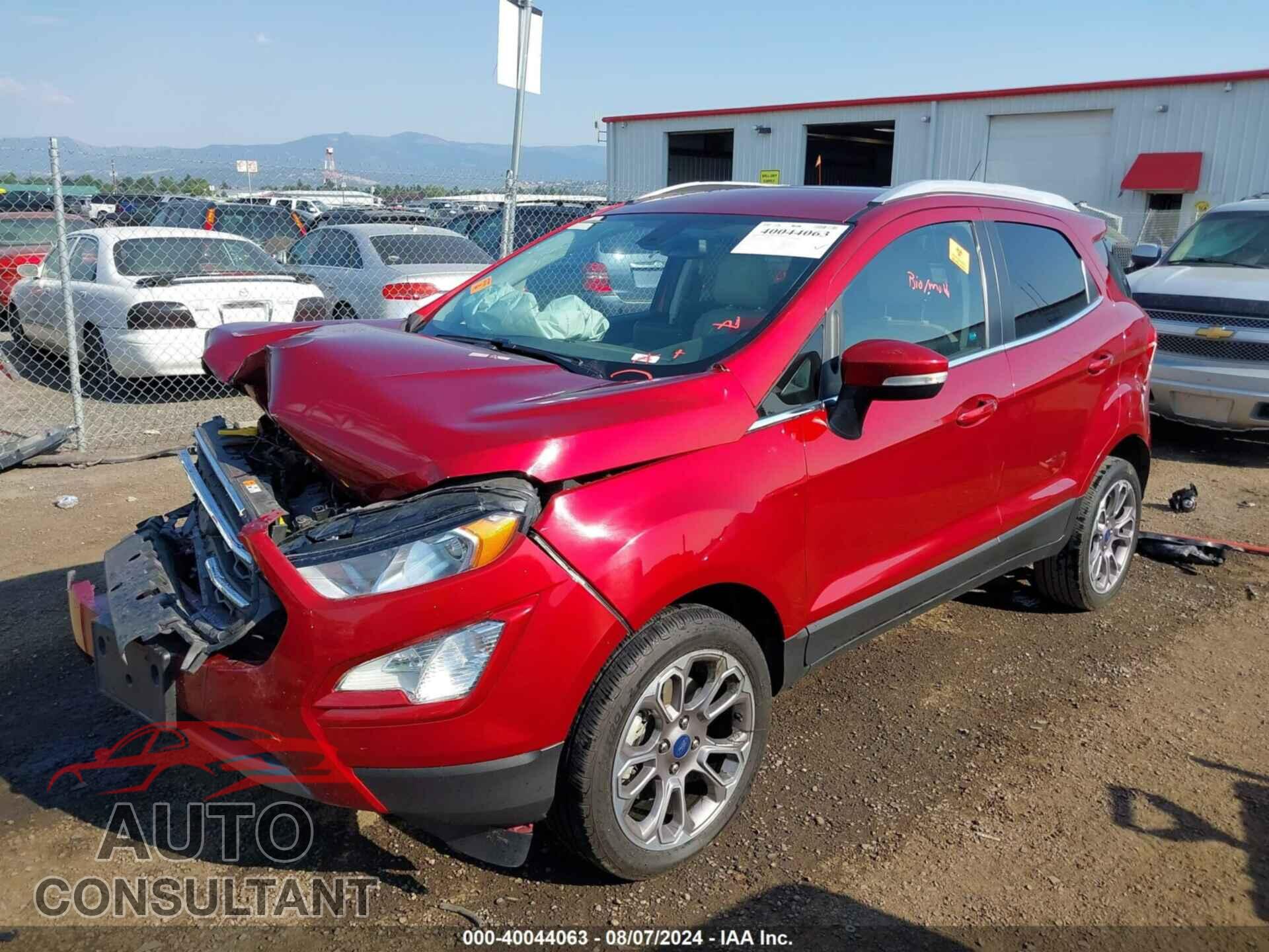 FORD ECOSPORT 2019 - MAJ6S3KLXKC290638