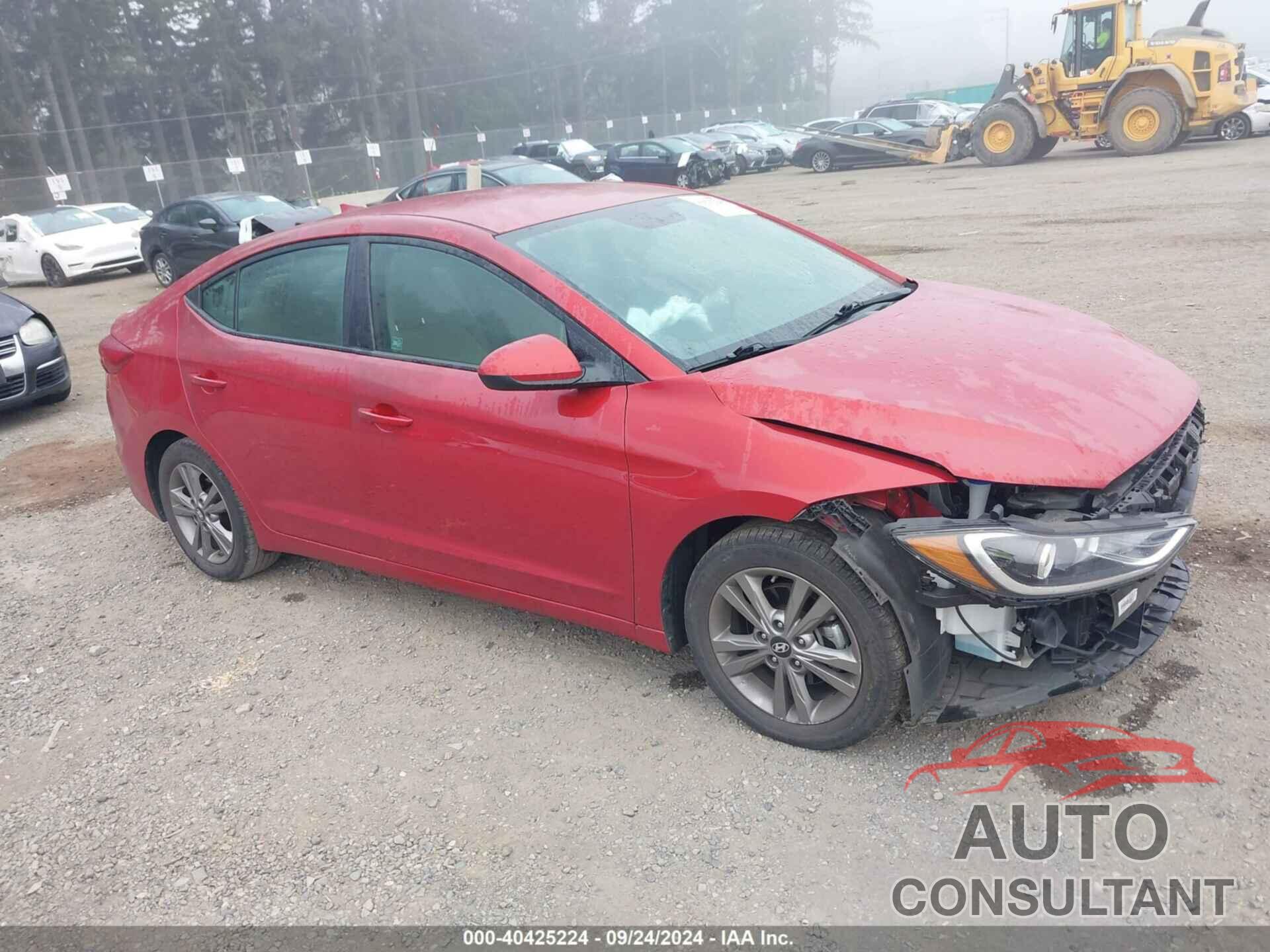 HYUNDAI ELANTRA 2018 - 5NPD84LF9JH392899