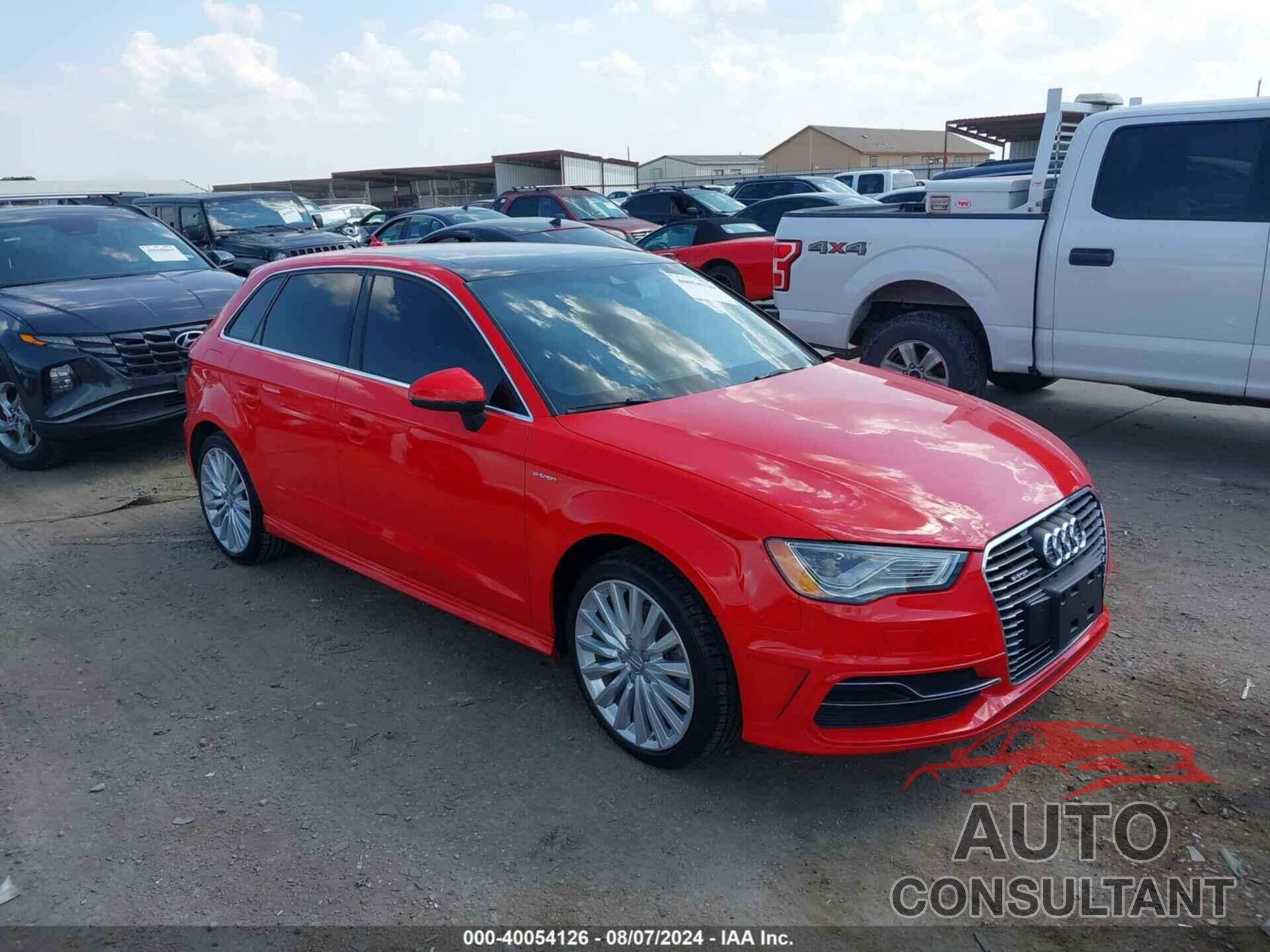 AUDI A3 E-TRON 2016 - WAUSPBFFXGA061448