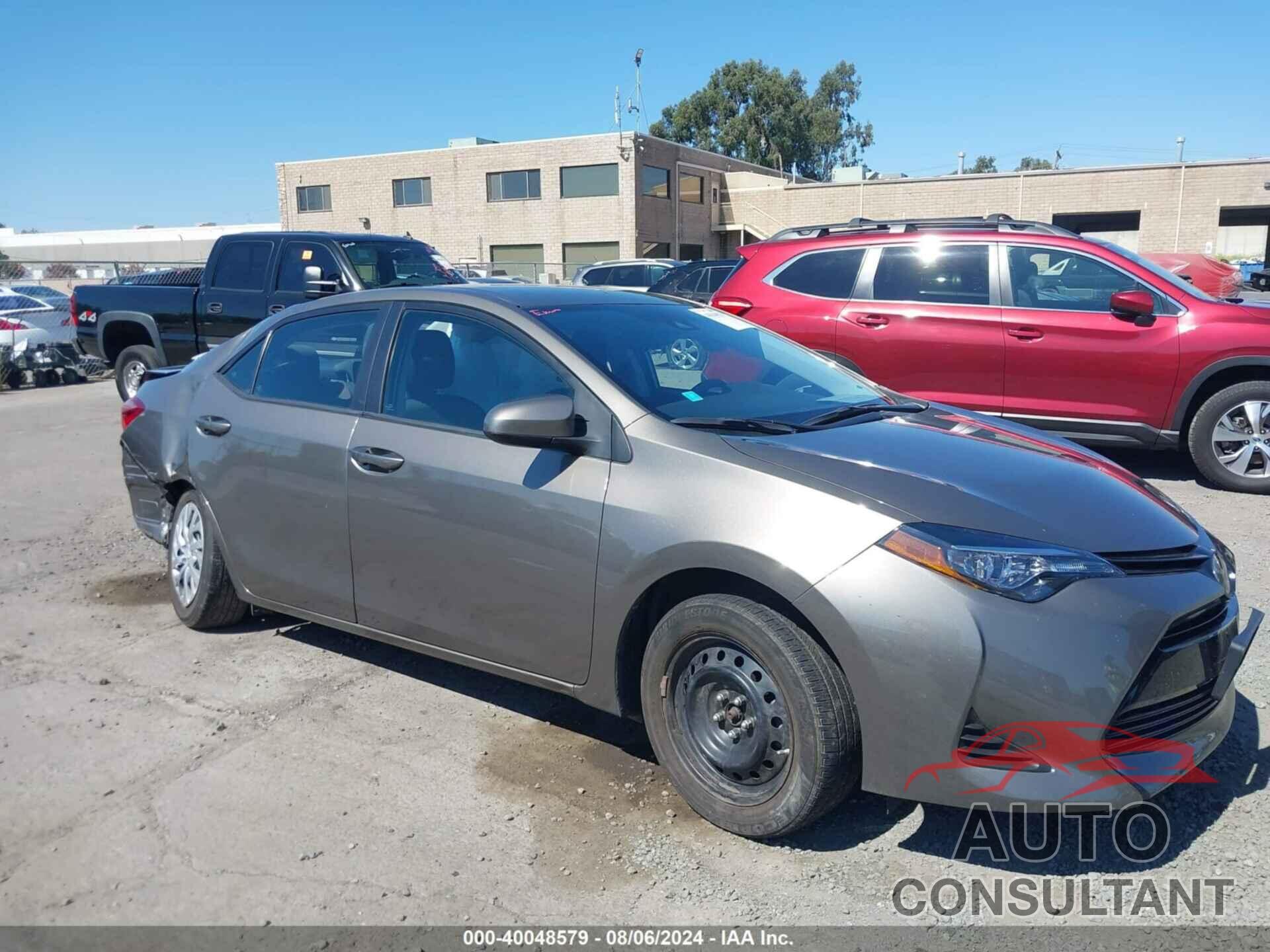 TOYOTA COROLLA 2019 - 2T1BURHE9KC137416