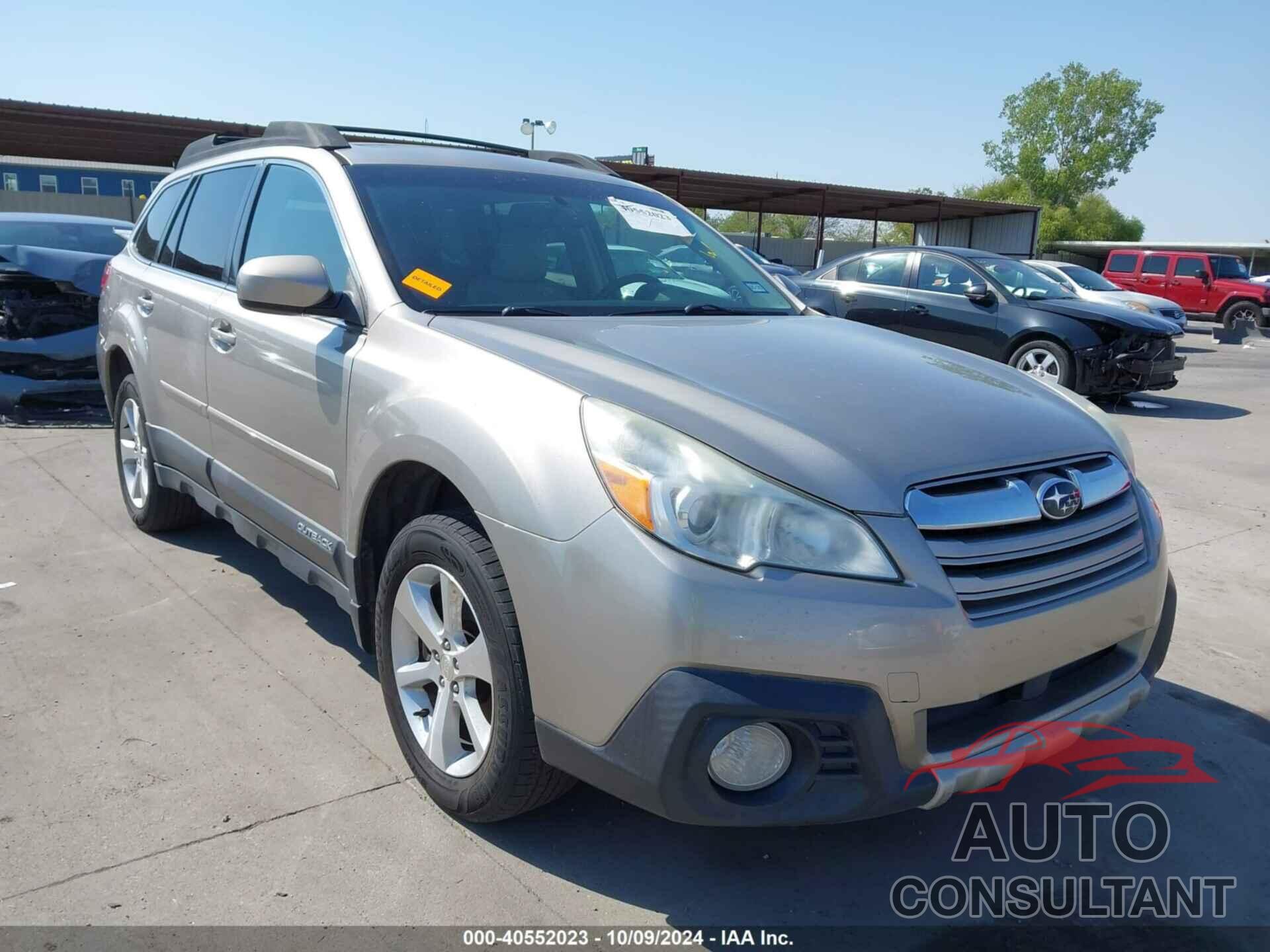 SUBARU OUTBACK 2014 - 4S4BRDLC6E2226546