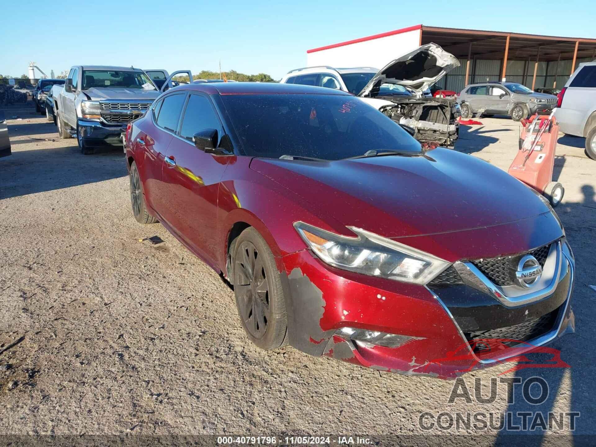 NISSAN MAXIMA 2017 - 1N4AA6AP8HC408262