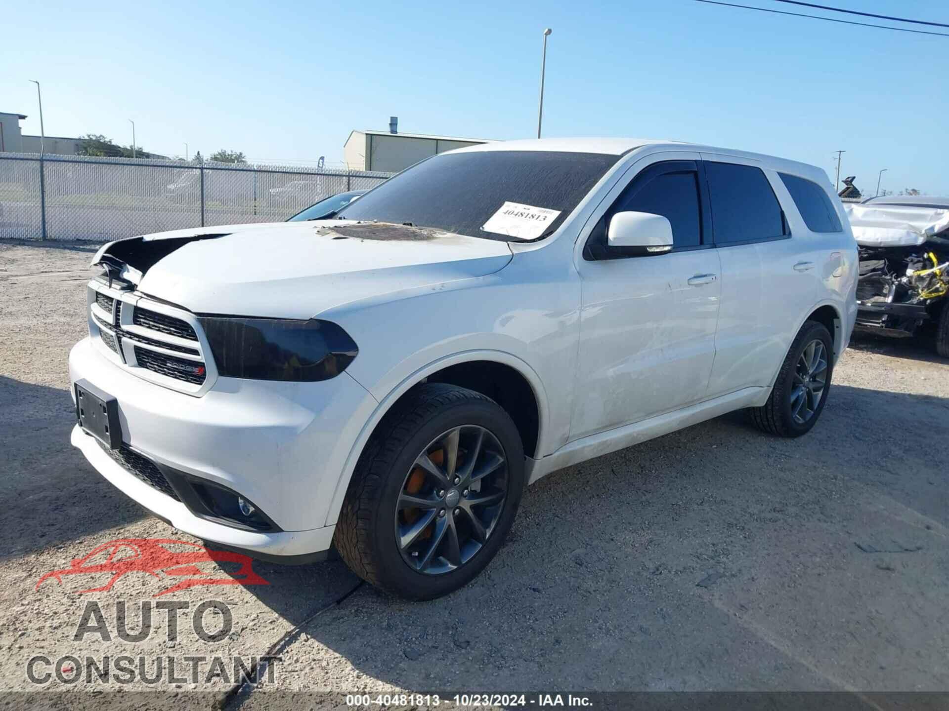 DODGE DURANGO 2017 - 1C4RDJDGXHC917708