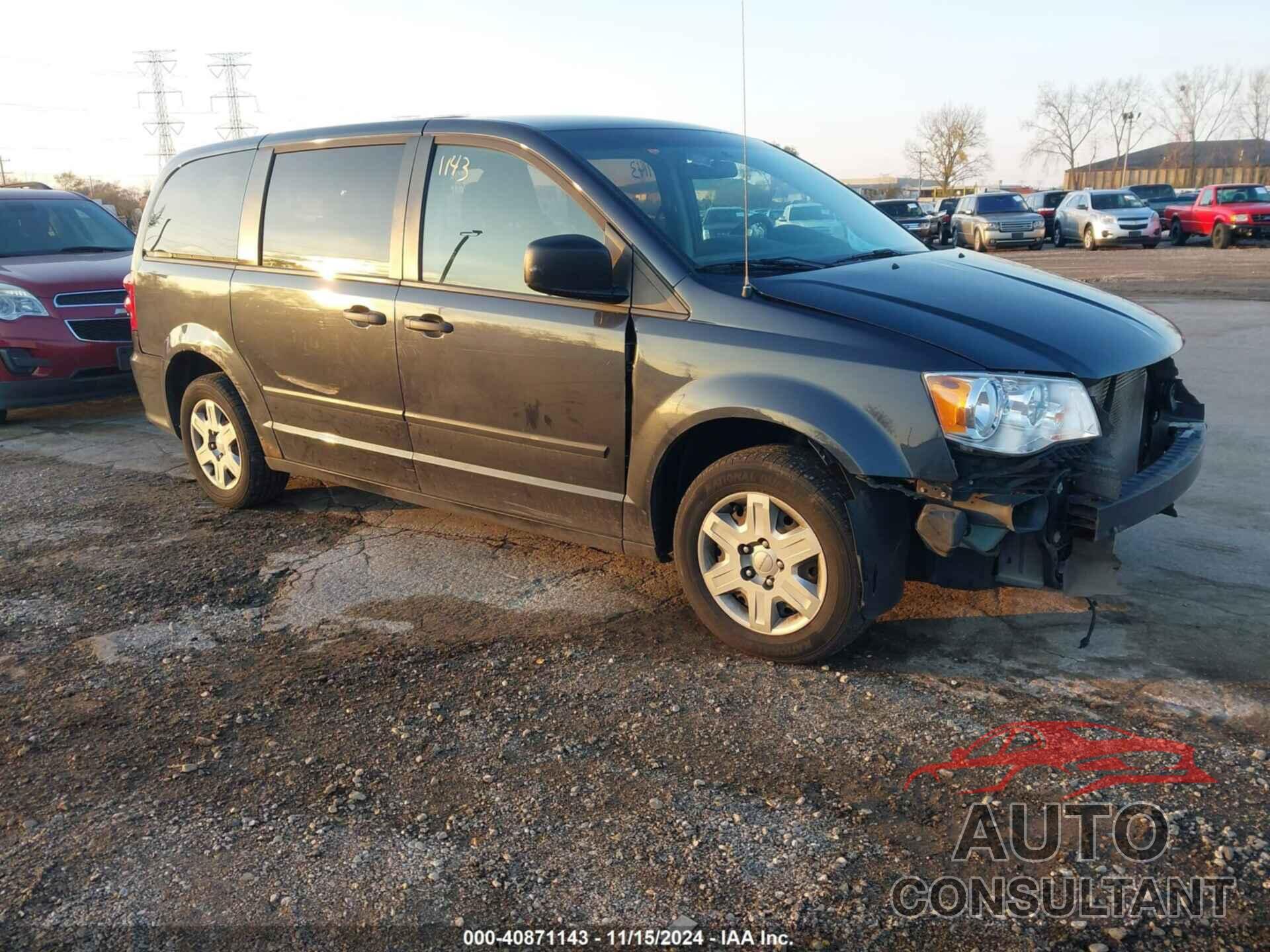 DODGE GRAND CARAVAN 2013 - 2C4RDGBG0DR615593