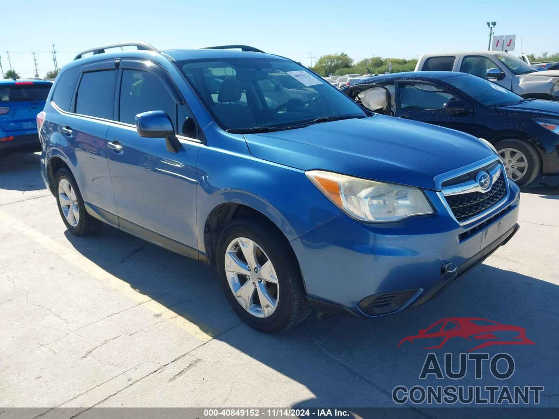 SUBARU FORESTER 2015 - JF2SJADC3FH418550