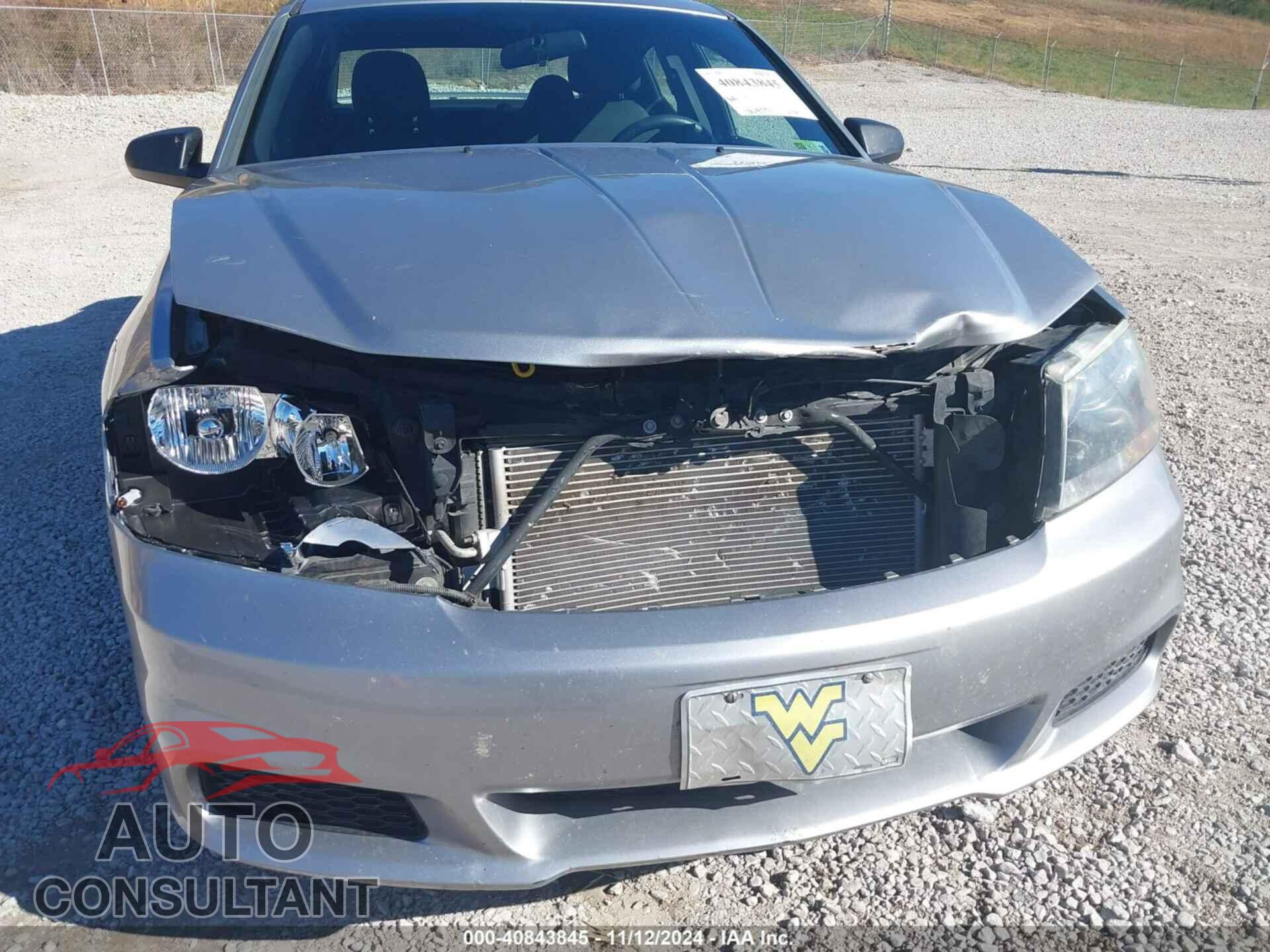 DODGE AVENGER 2013 - 1C3CDZAG3DN769557
