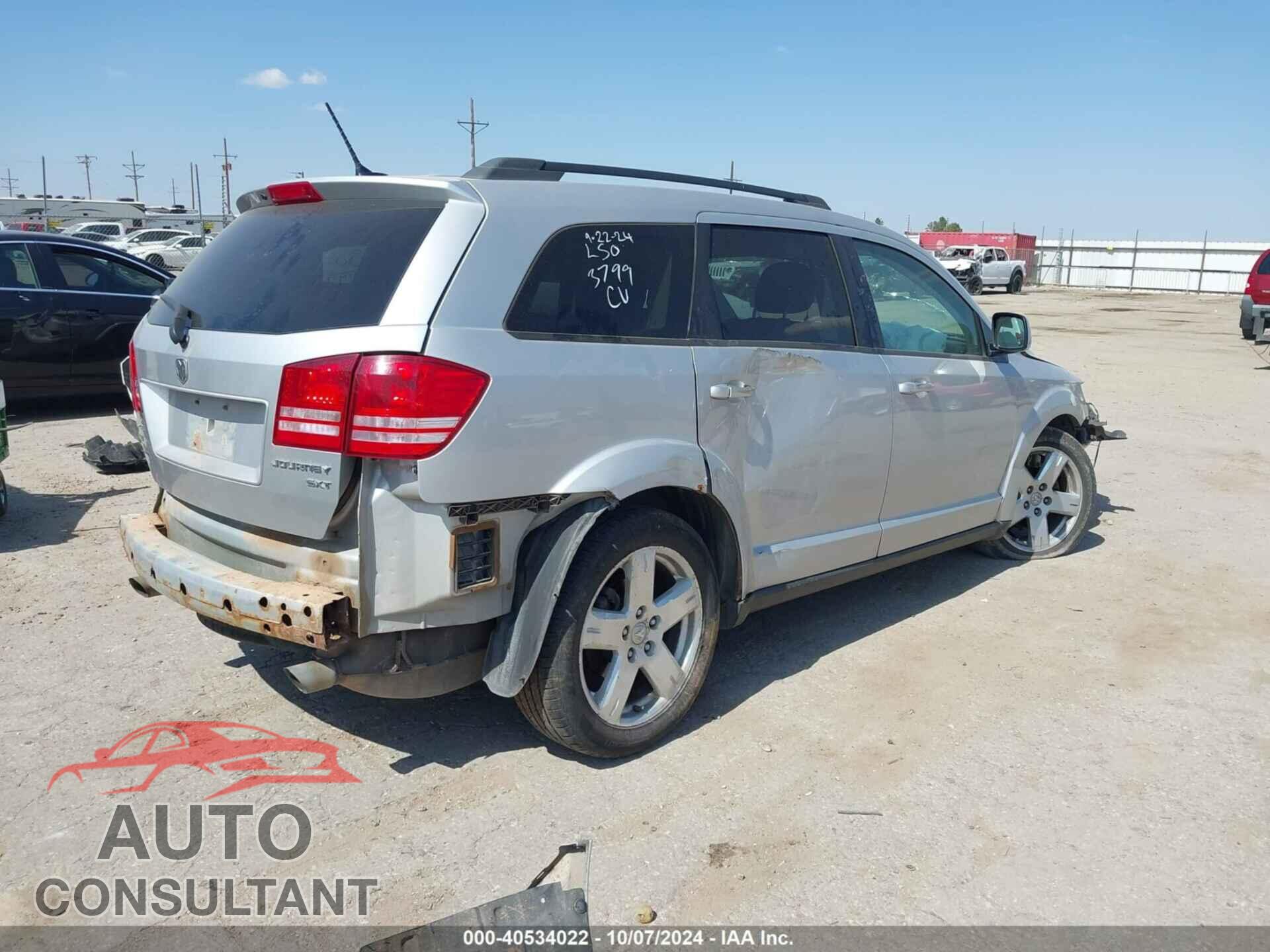 DODGE JOURNEY 2010 - 3D4PH5FV8AT160366