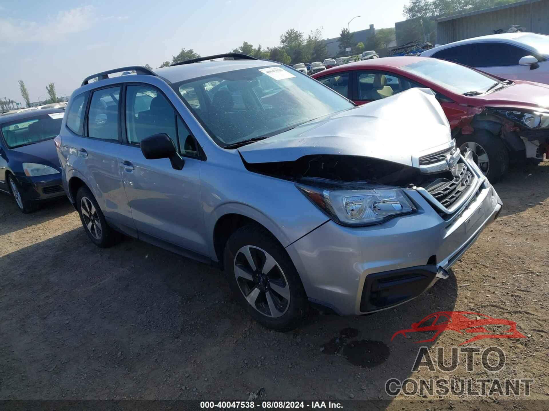 SUBARU FORESTER 2018 - JF2SJABC5JH611598