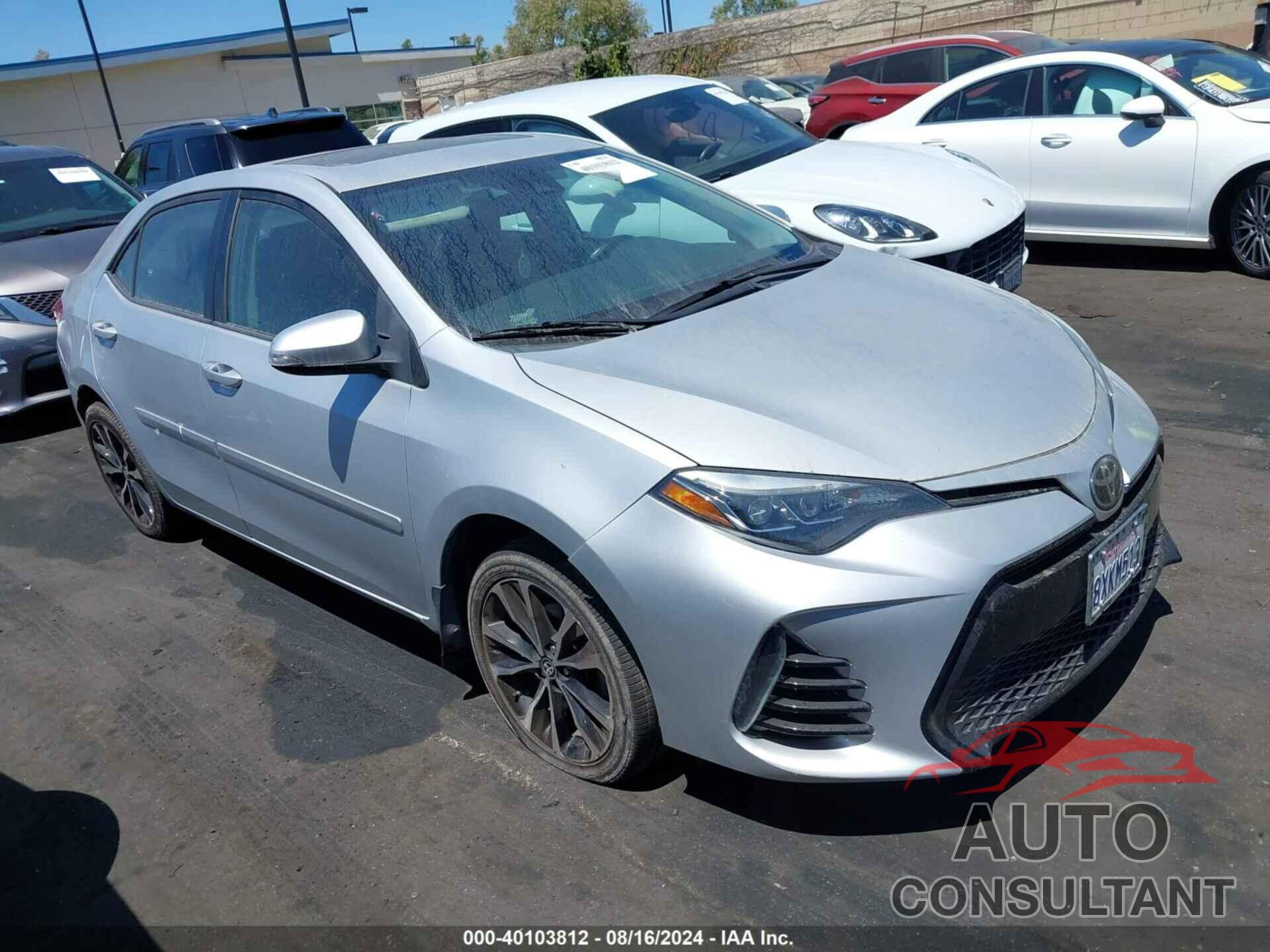 TOYOTA COROLLA 2018 - 5YFBURHE7JP778756