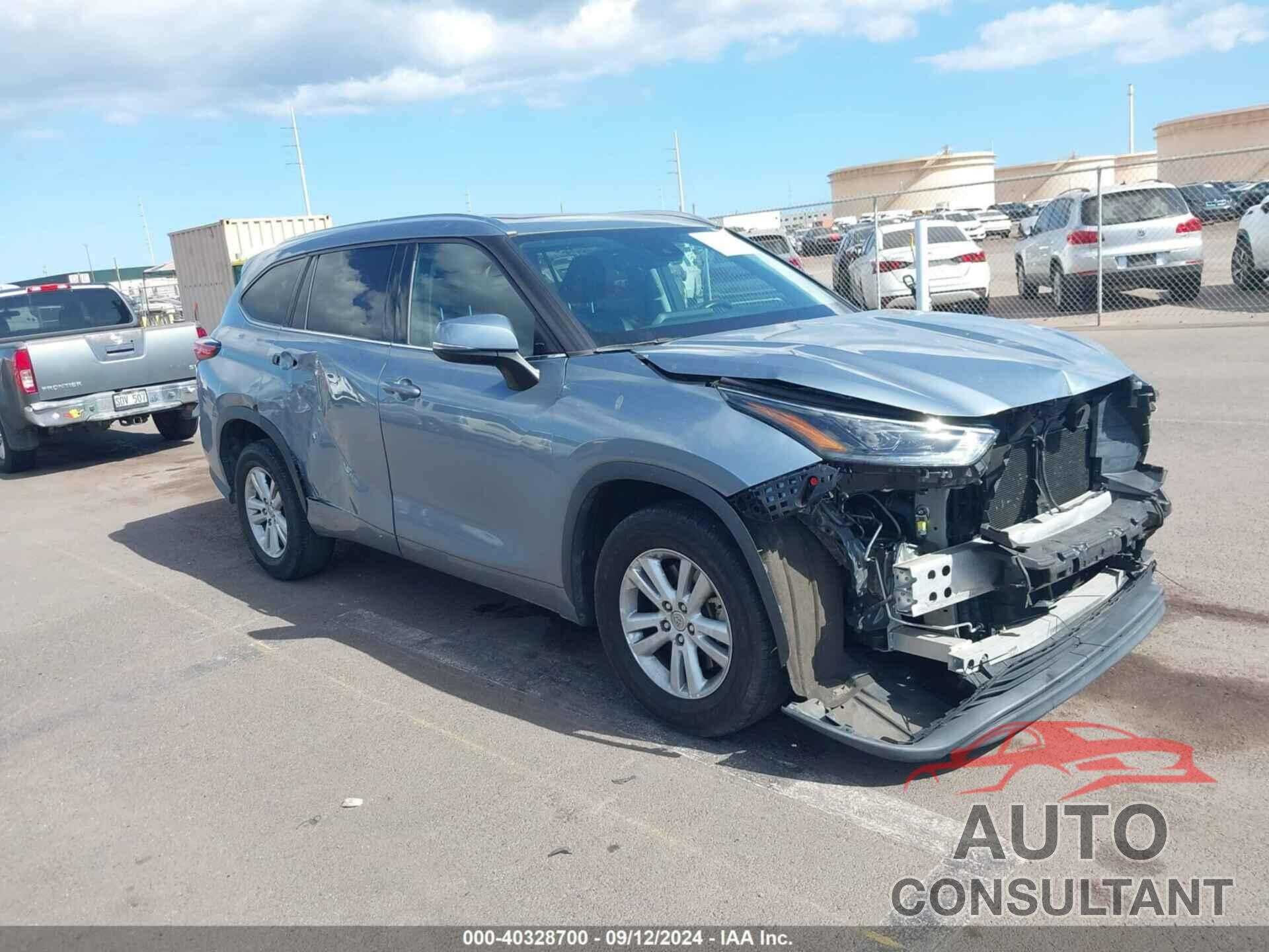 TOYOTA HIGHLANDER 2021 - 5TDGZRAH2MS034957