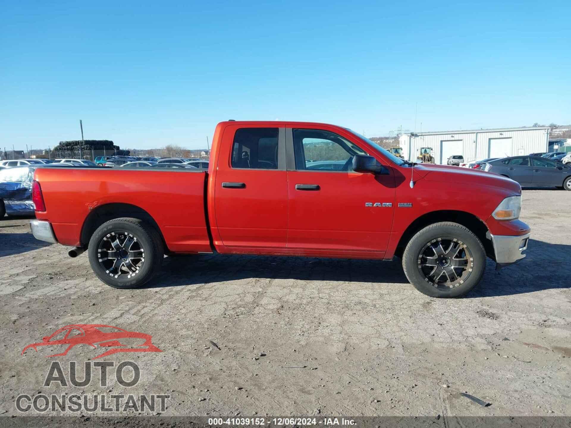 DODGE RAM 1500 2009 - 1D3HV18T59S728043