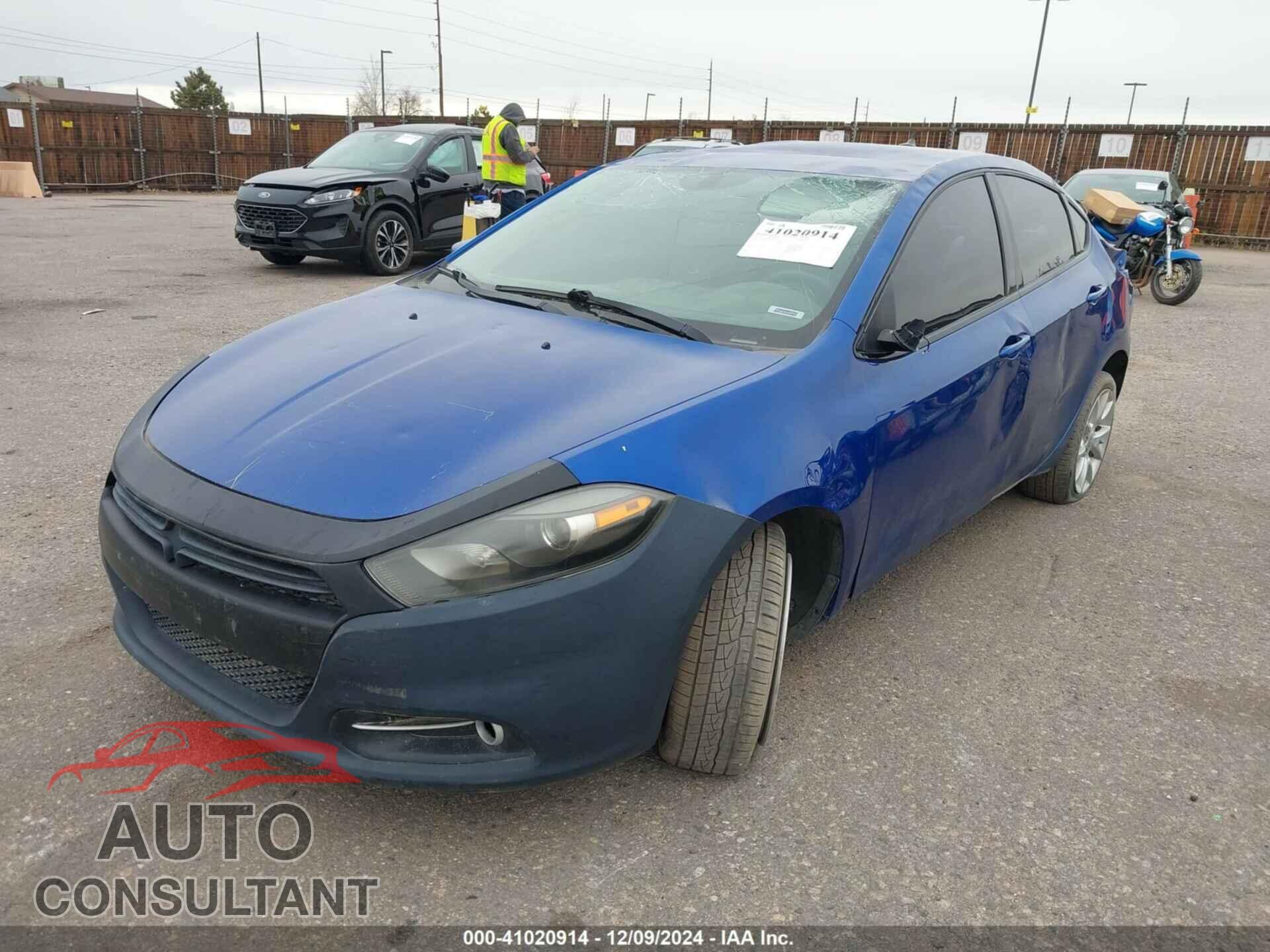 DODGE DART 2013 - 1C3CDFBA9DD342978