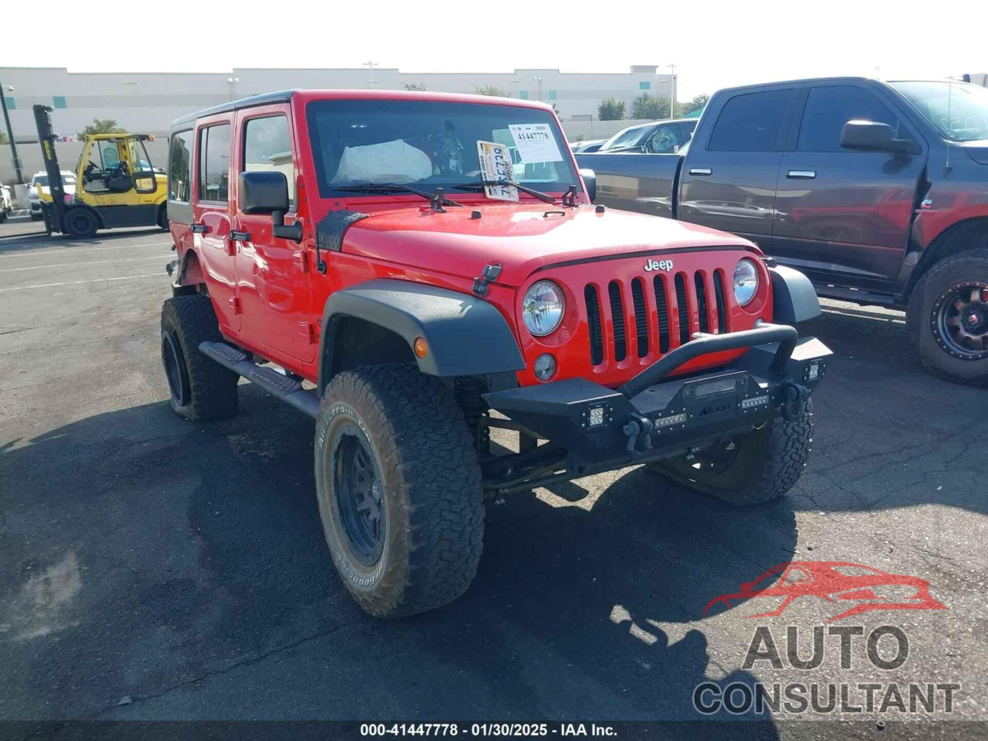 JEEP WRANGLER UNLIMITED 2017 - 1C4BJWDG0HL588864