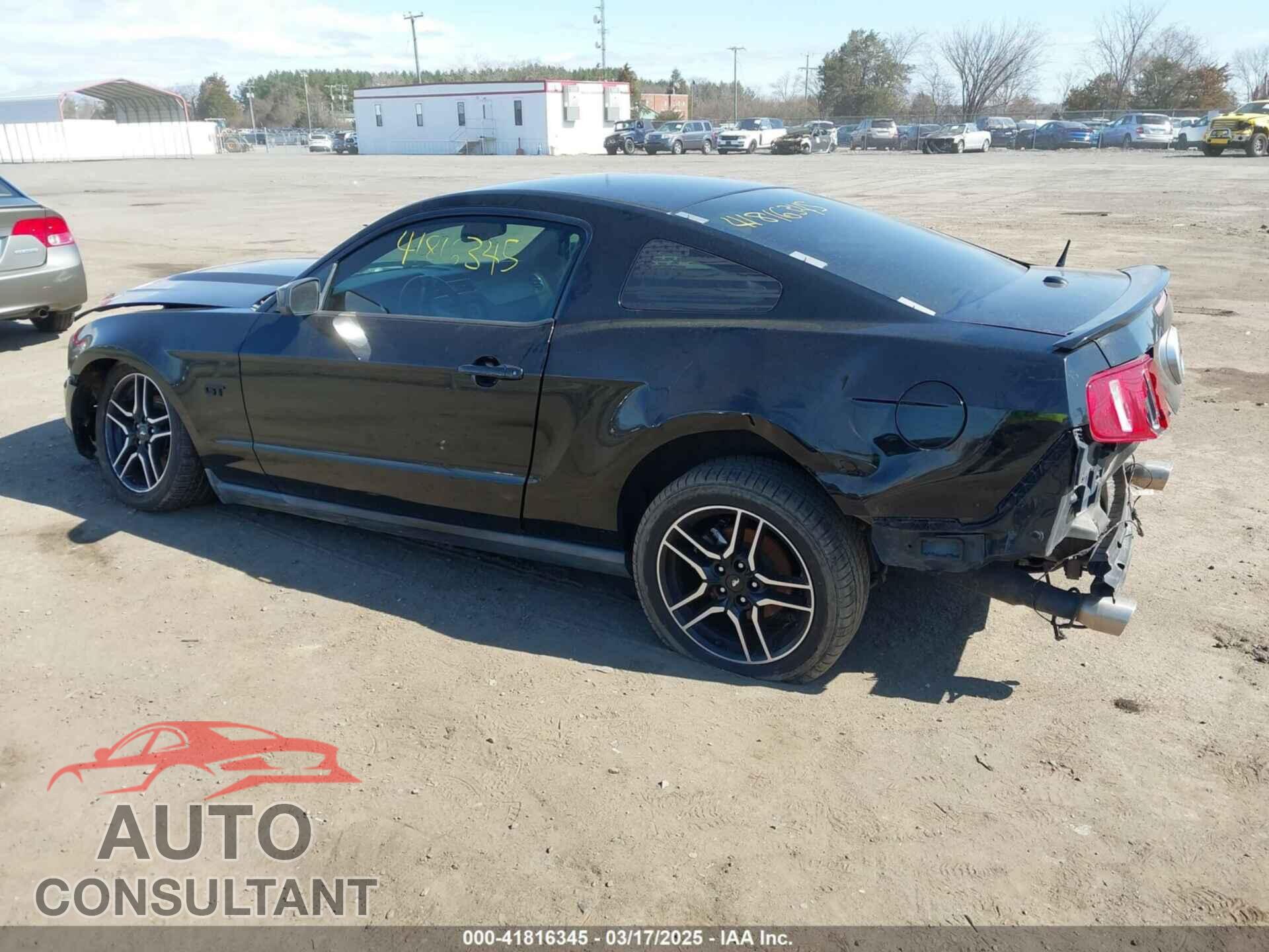 FORD MUSTANG 2010 - 1ZVBP8CH1A5152455